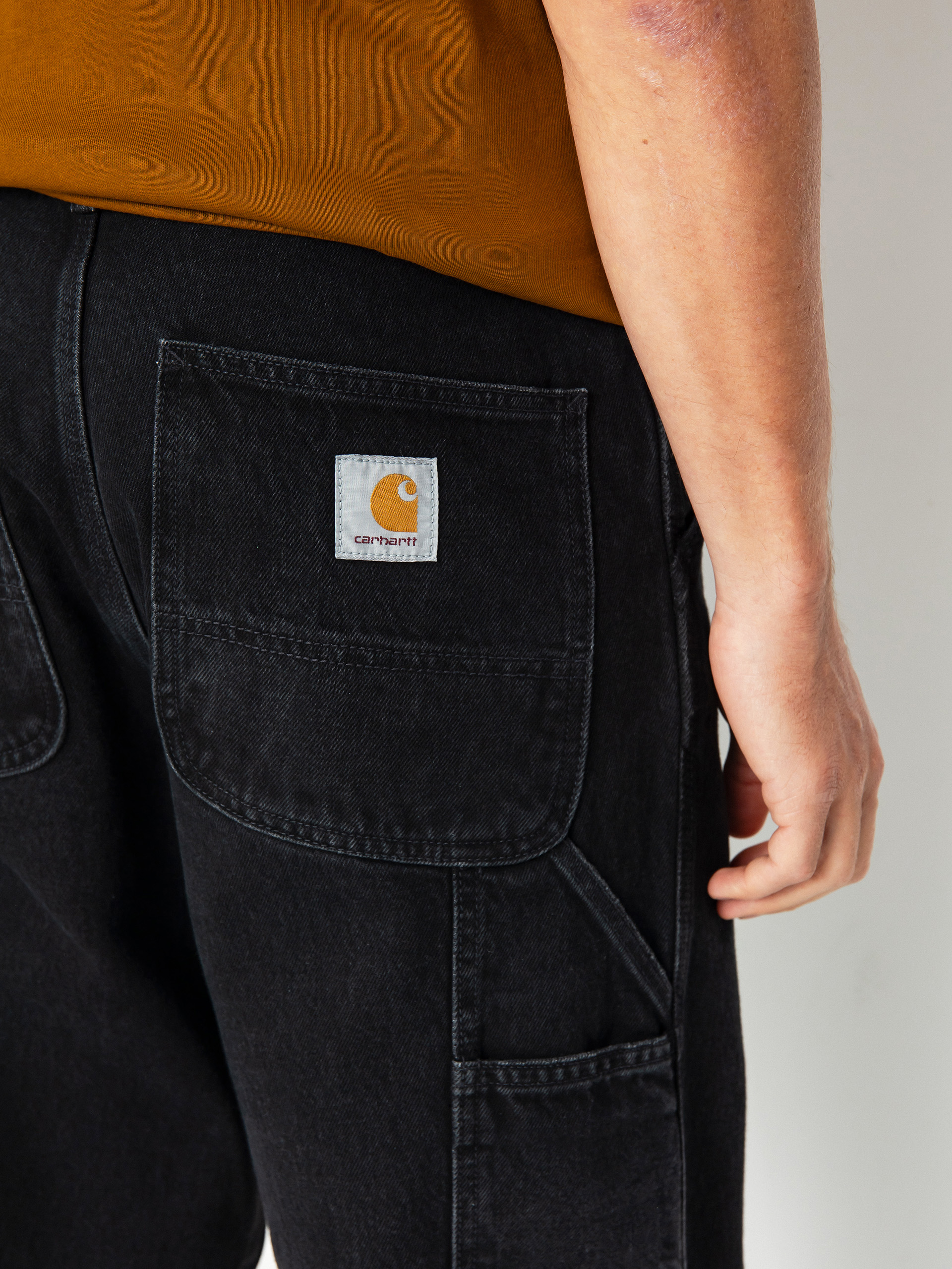 Spodnie Carhartt WIP Single Knee - czarny (black)