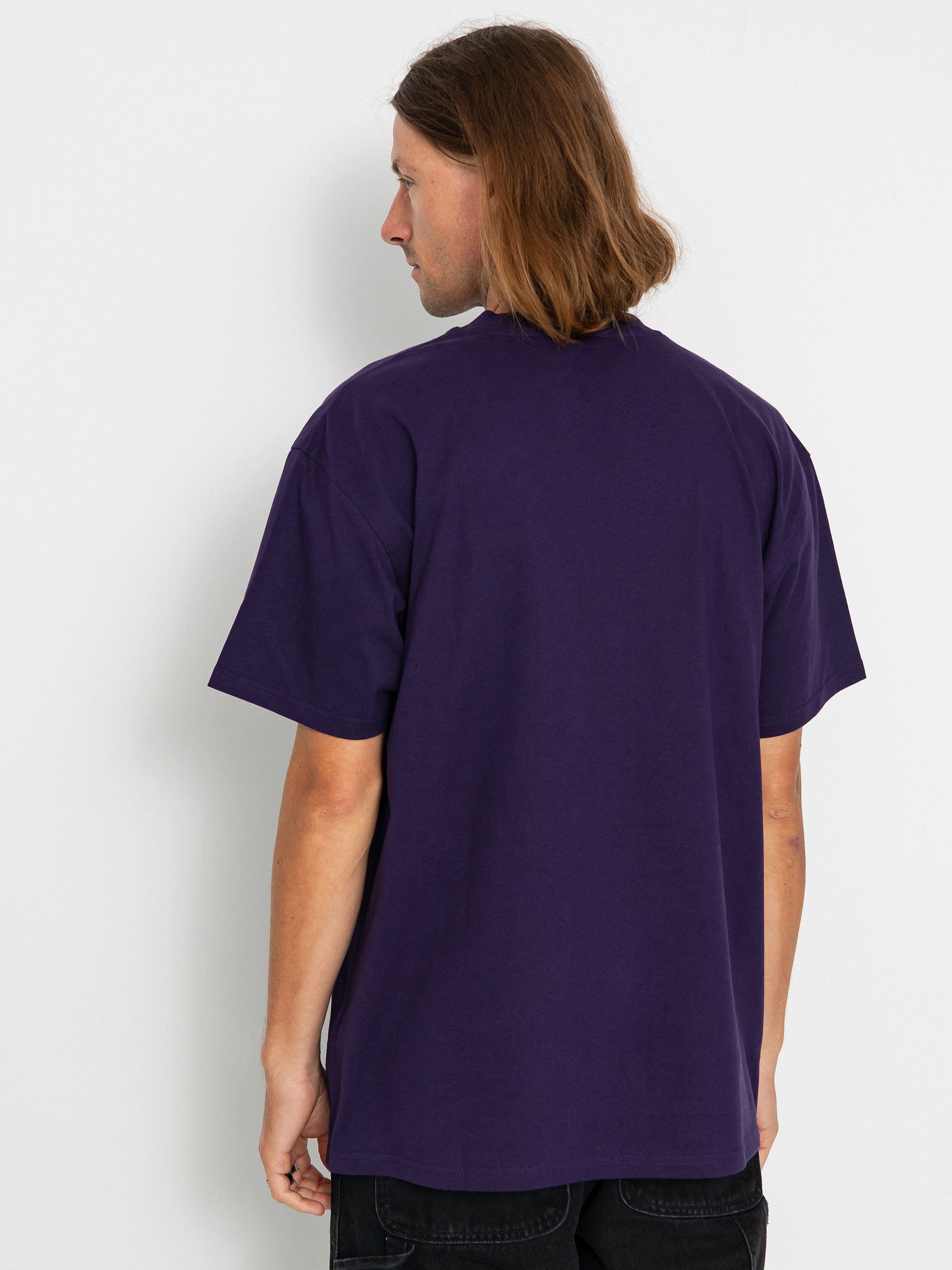 T-shirt Carhartt WIP American Script (cassis)