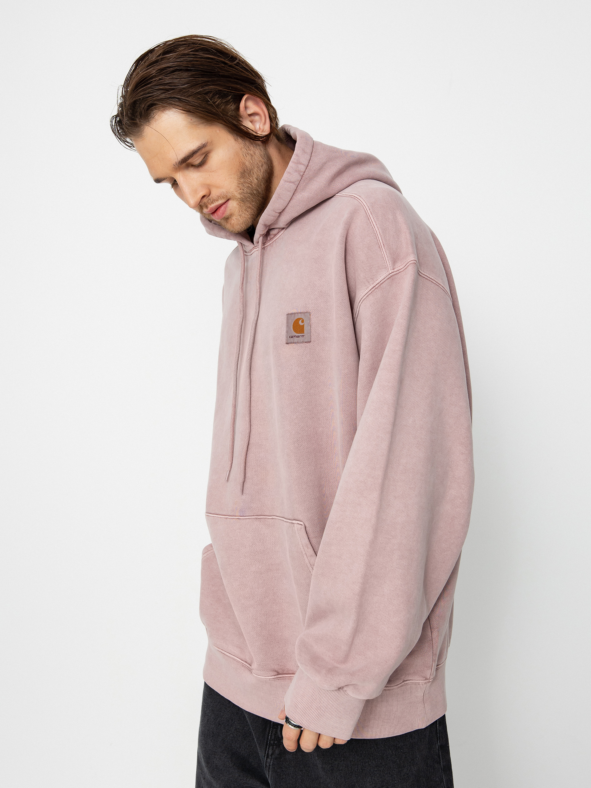 Bluza z kapturem Carhartt WIP Vista HD (glassy pink)