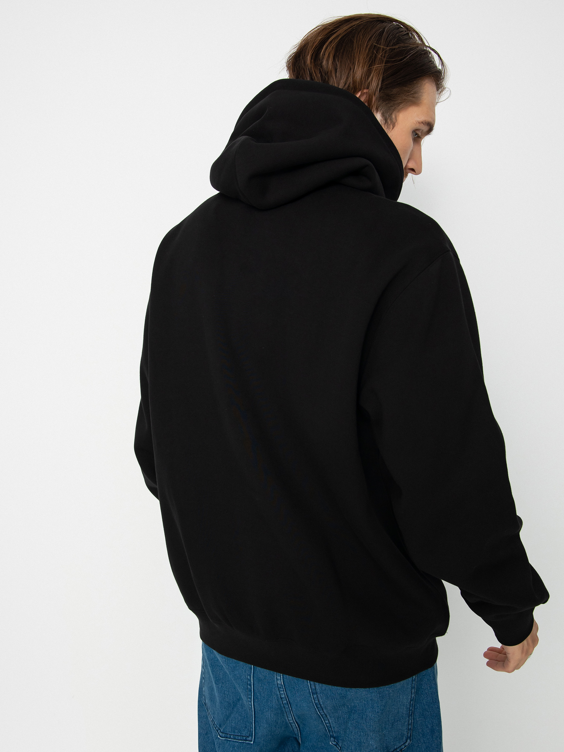 Bluza z kapturem Carhartt WIP Buddy HD (black/red)