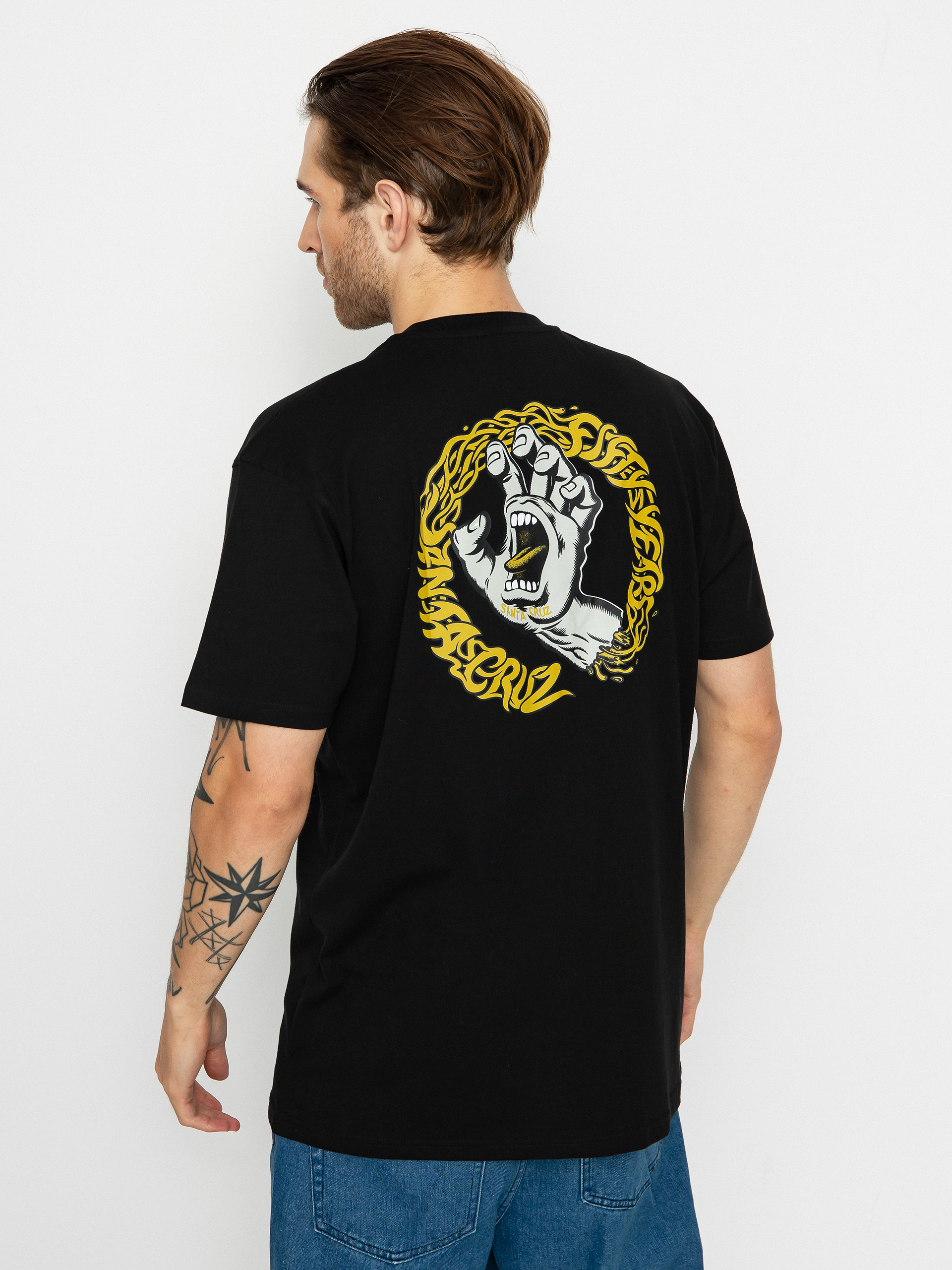 T-shirt Santa Cruz Screaming 50 (black)