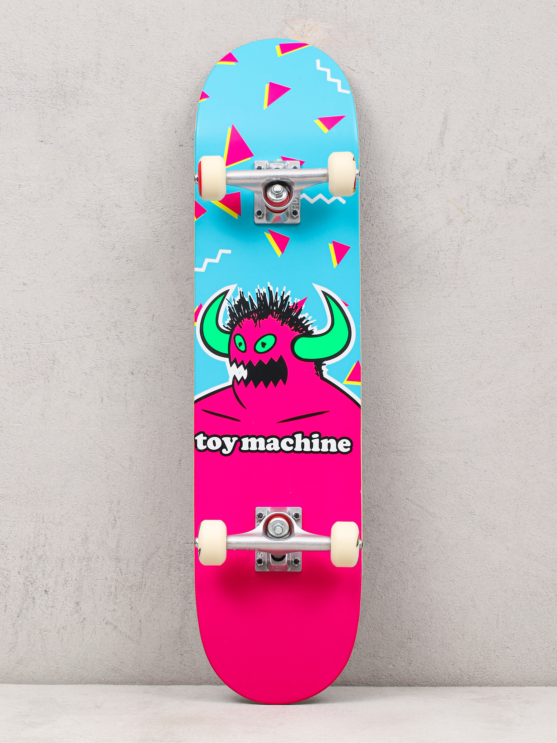 Deskorolka Toy Machine 80s Monster (light blue/pink)