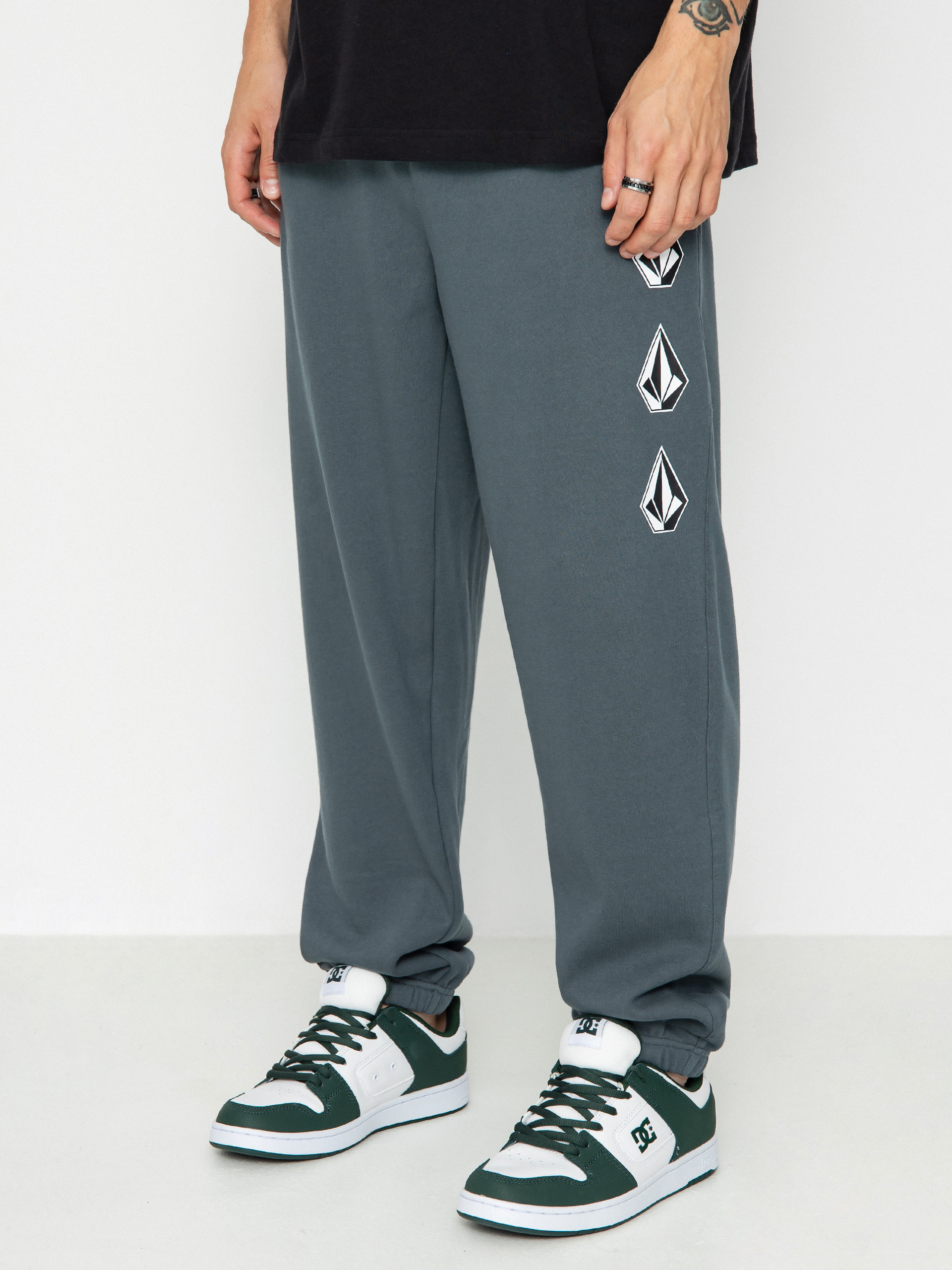 Spodnie Volcom Iconic Stone Fleece - szary (dark slate)