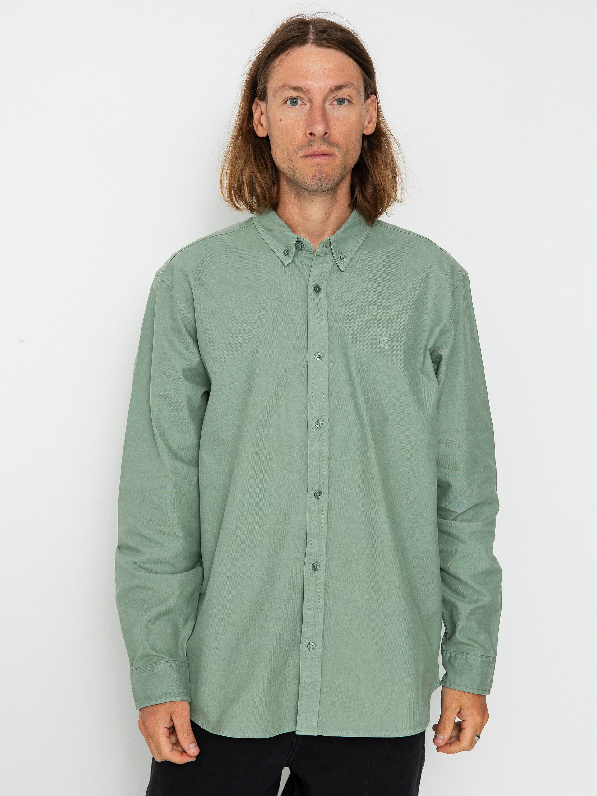 Koszula Carhartt WIP Bolton (glassy teal)