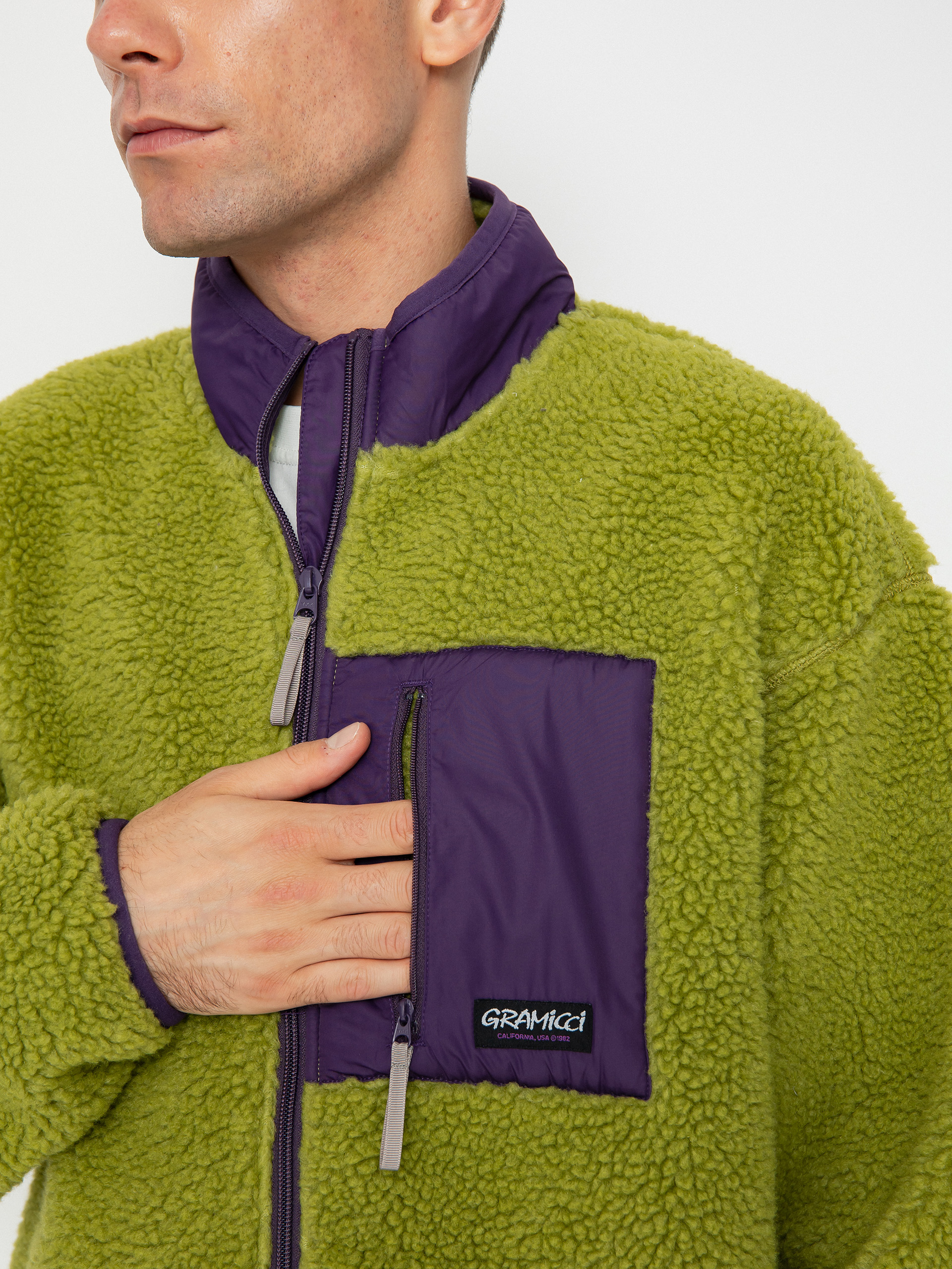 Kurtka Gramicci Sherpa (dusted lime)