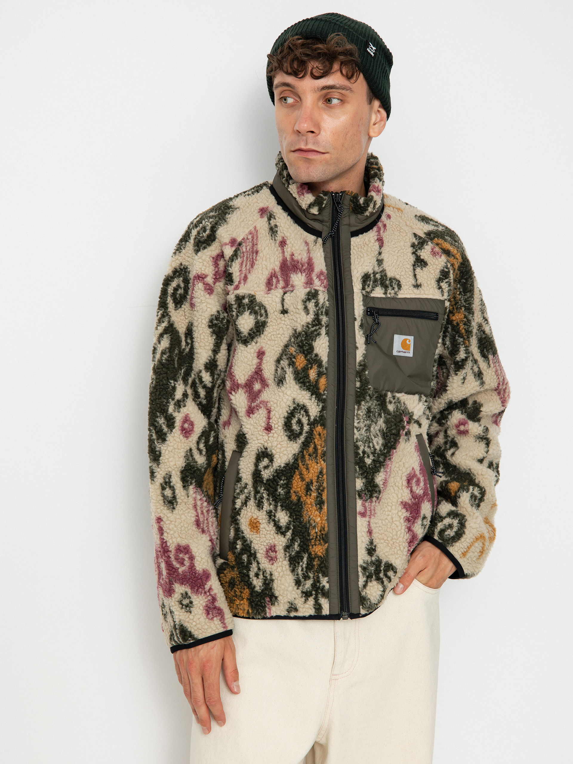 Kurtka Carhartt WIP Prentis Liner (baru jacquard wall/cypress)