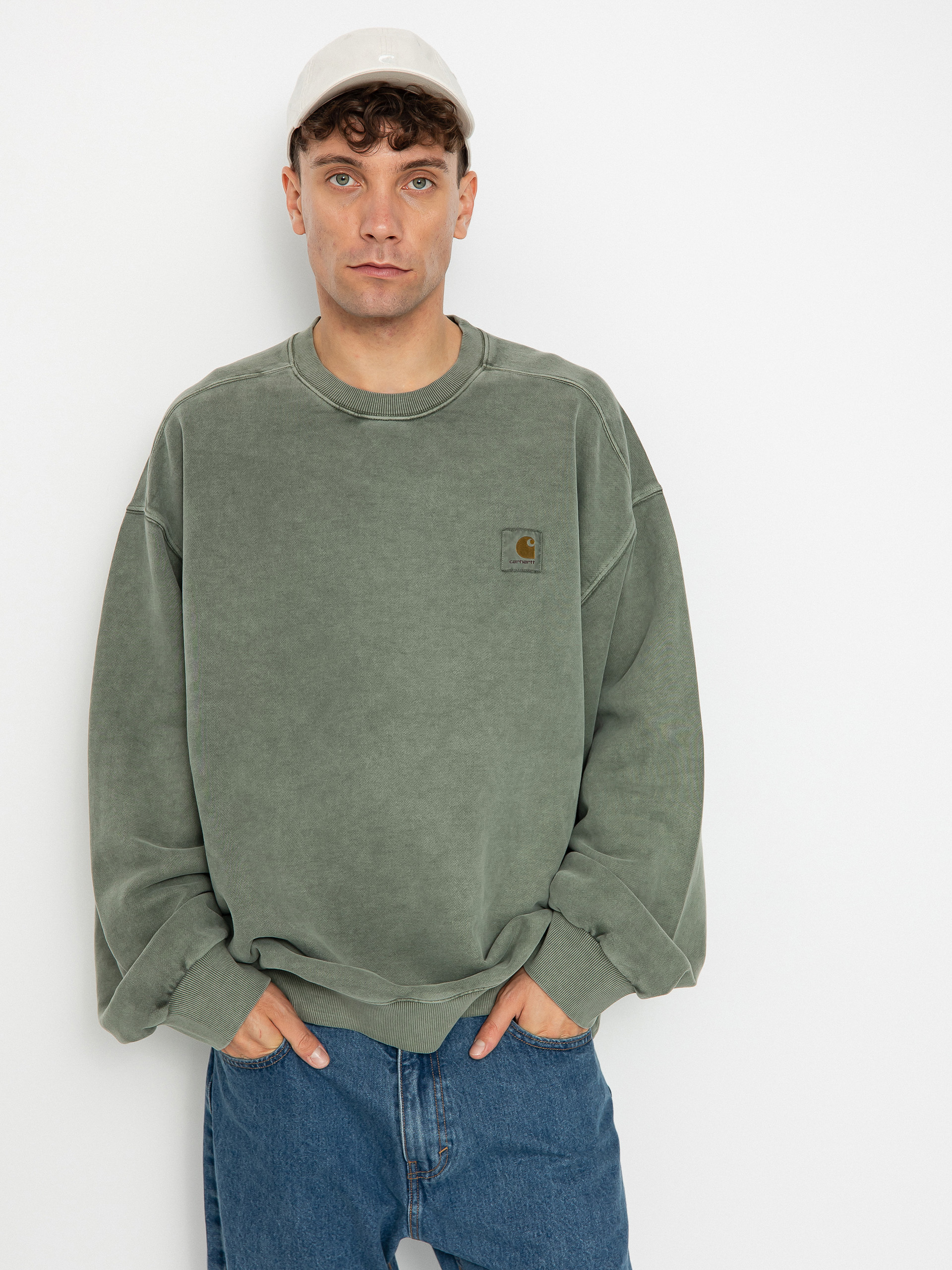 Суитшърт Carhartt WIP Vista (smoke green)