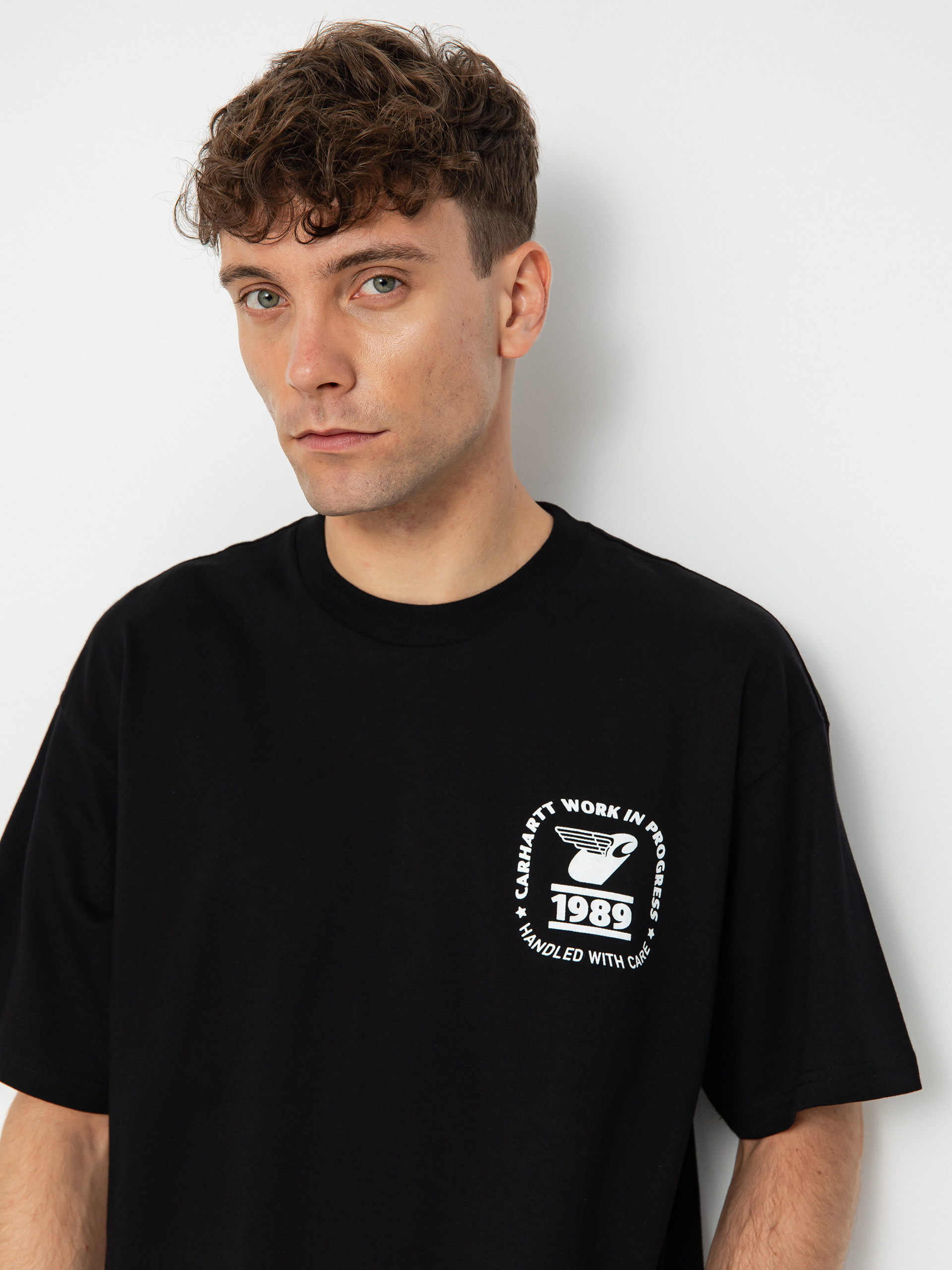 T-shirt Carhartt WIP Stamp State (black/white)