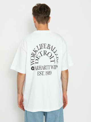 T-shirt Carhartt WIP Work Varsity (white/black)