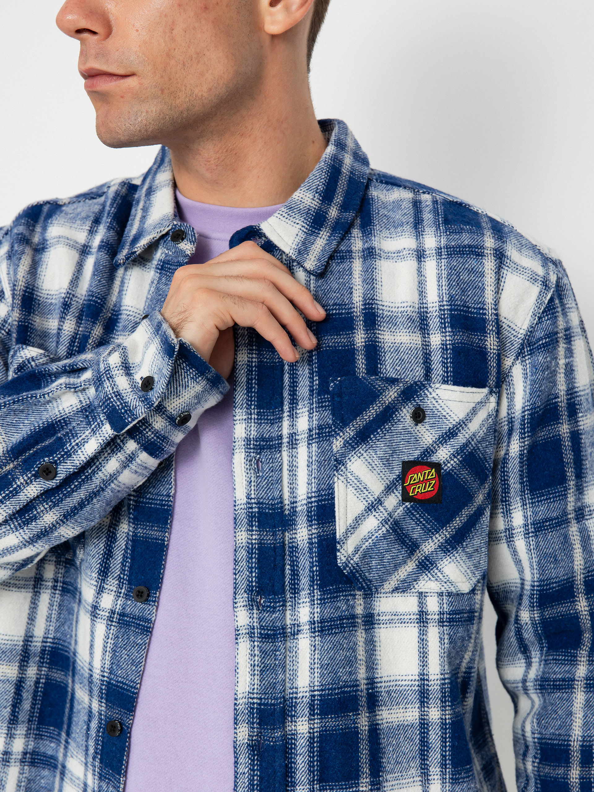 Koszula Santa Cruz Apex (blue check)