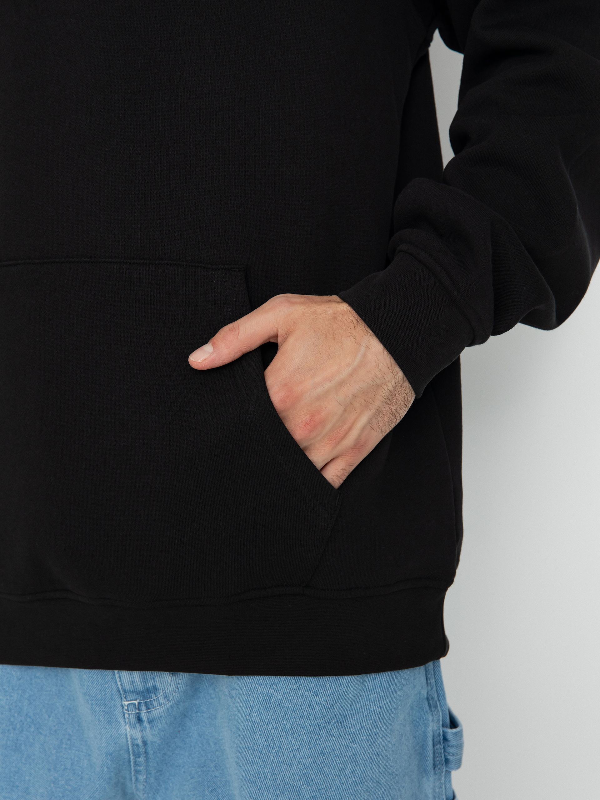 Bluza z kapturem Santa Cruz Roskopp Rigid Face Front HD (black)