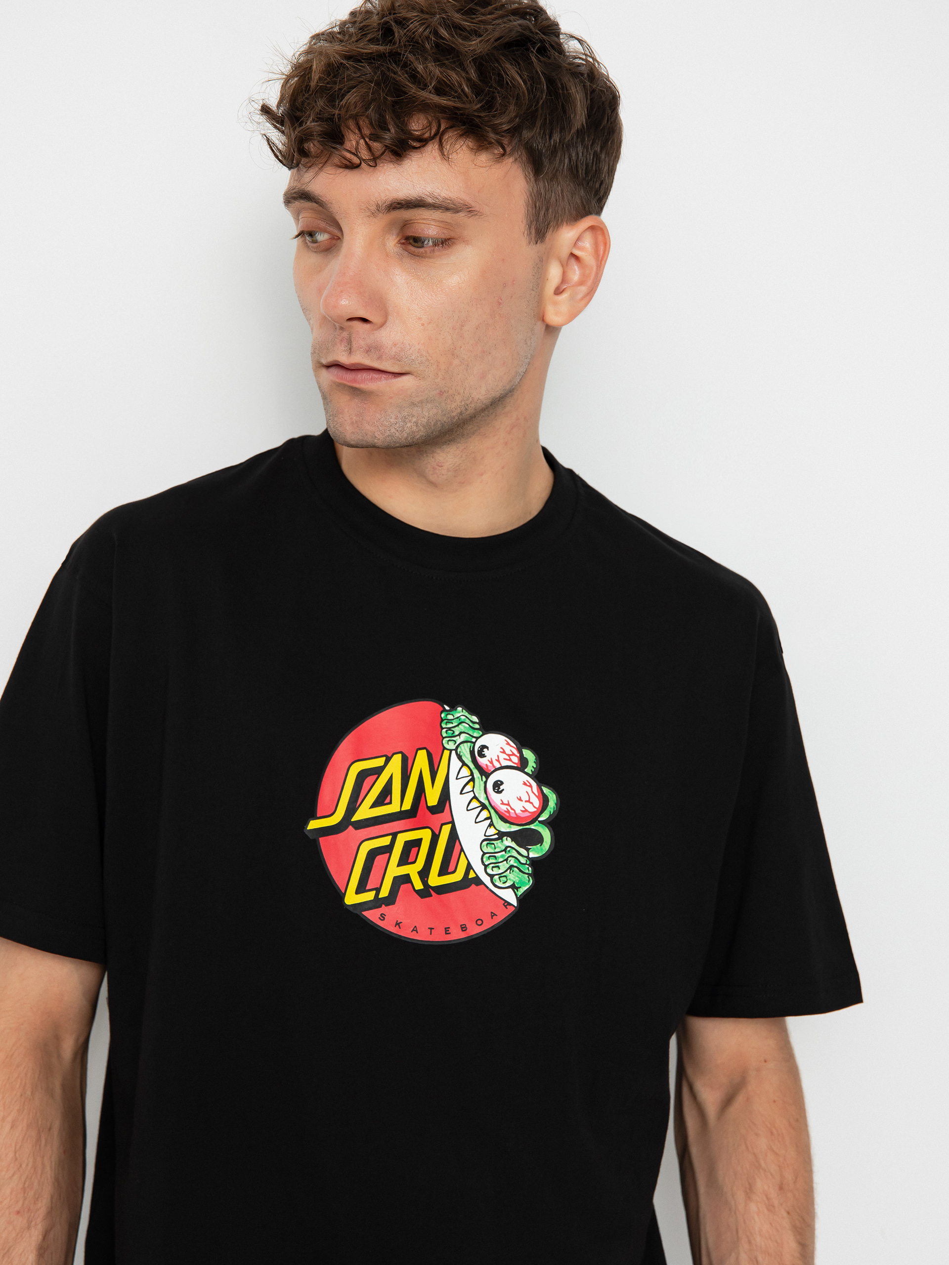 T-shirt Santa Cruz Beware Dot Front (black)