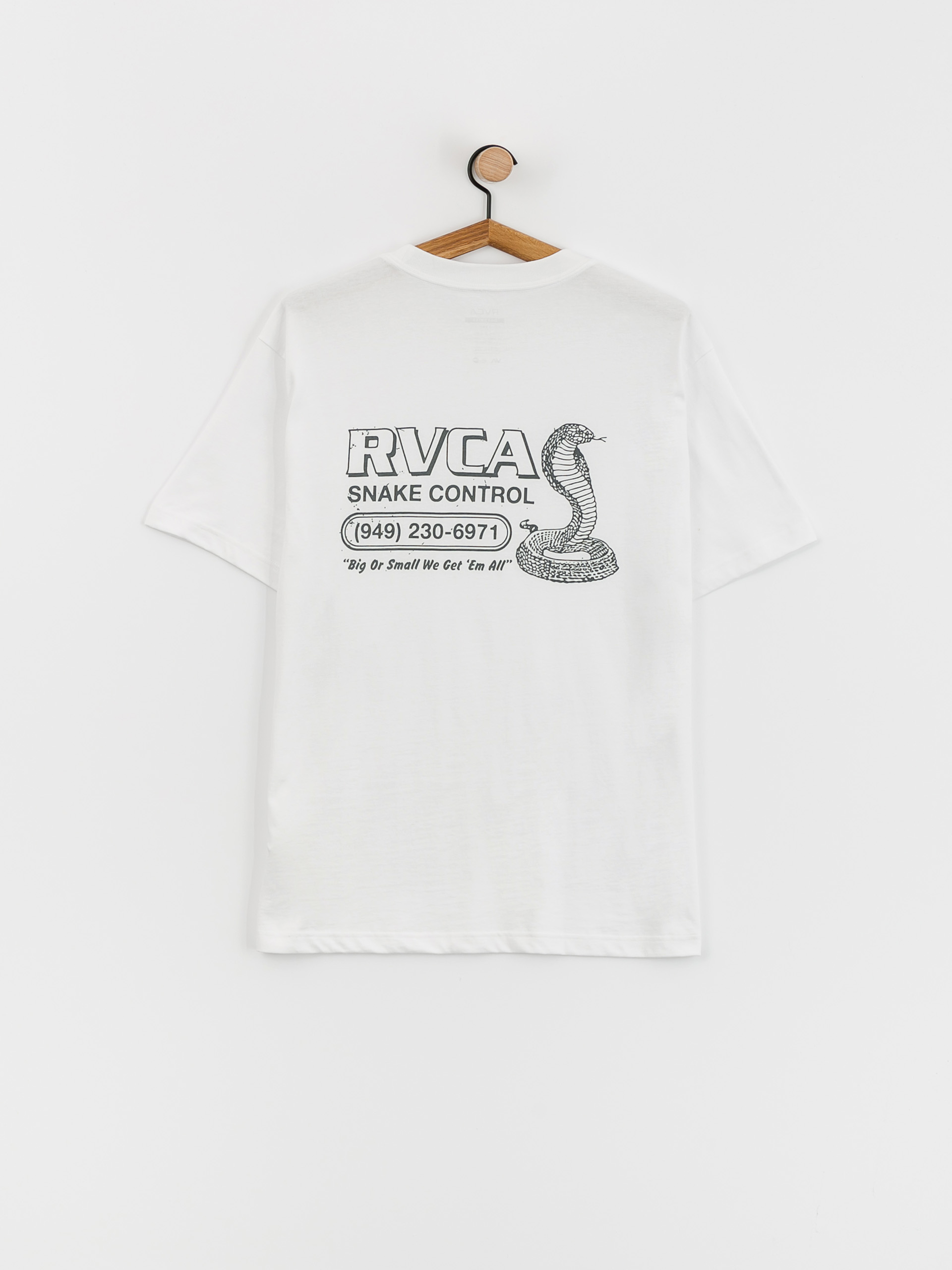 T-shirt RVCA Snake Contro (white)