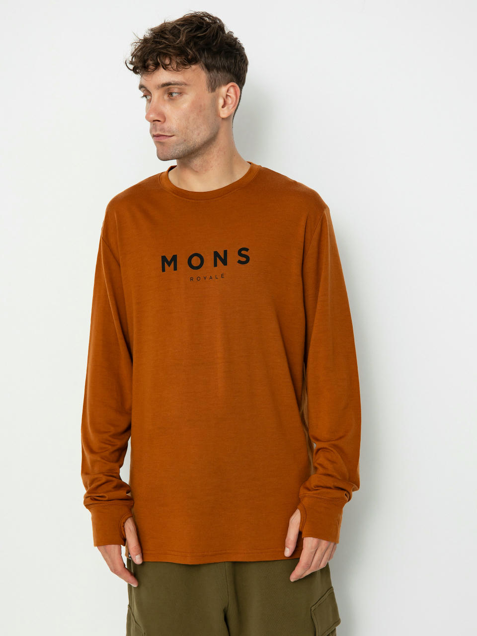 Longsleeve Mons Royale Yotei Merino Classic (copper)