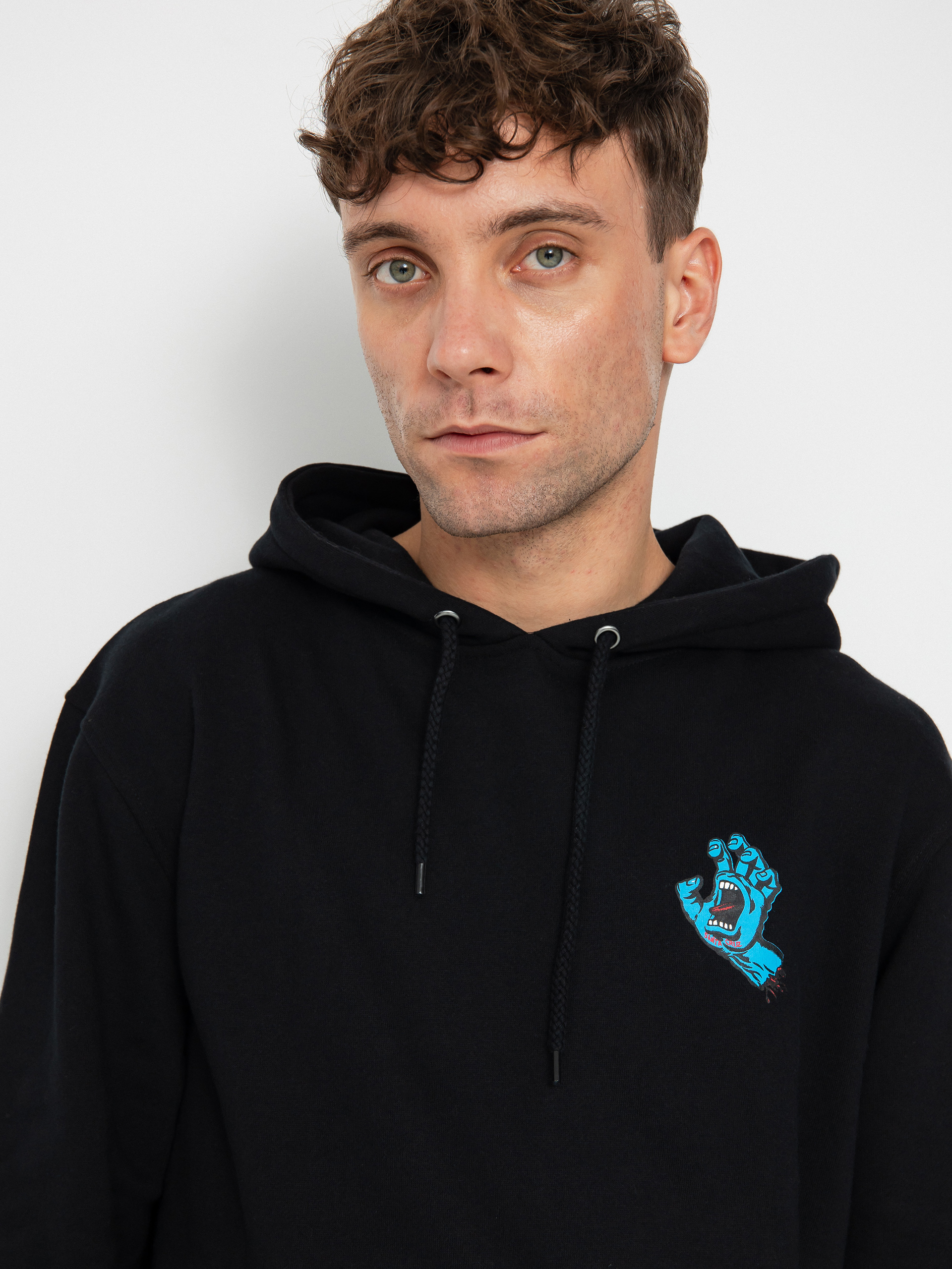 Bluza z kapturem Santa Cruz Screaming Hand Chest HD (black)