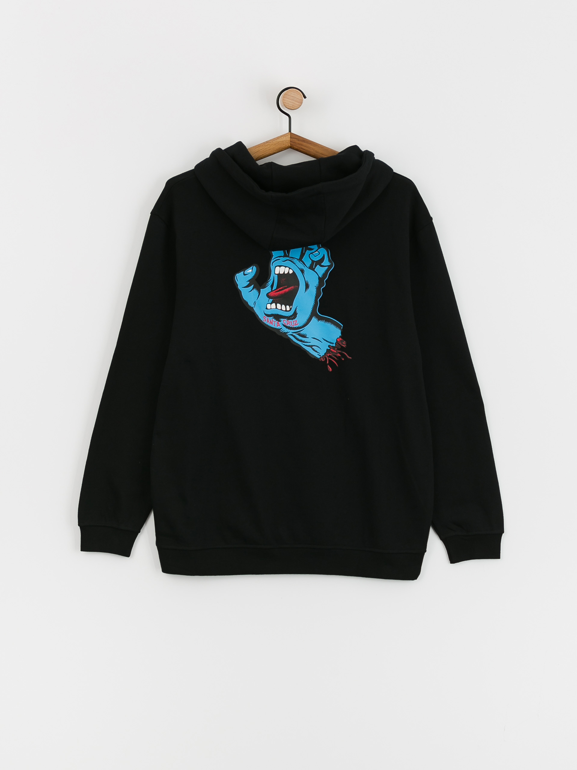 Bluza z kapturem Santa Cruz Screaming Hand Chest HD (black)
