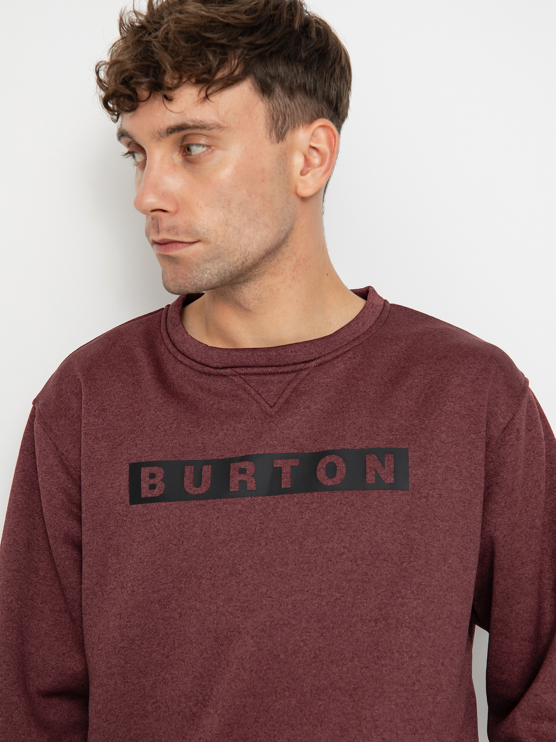 Męska Bluza aktywna Burton Oak (almandine heather)