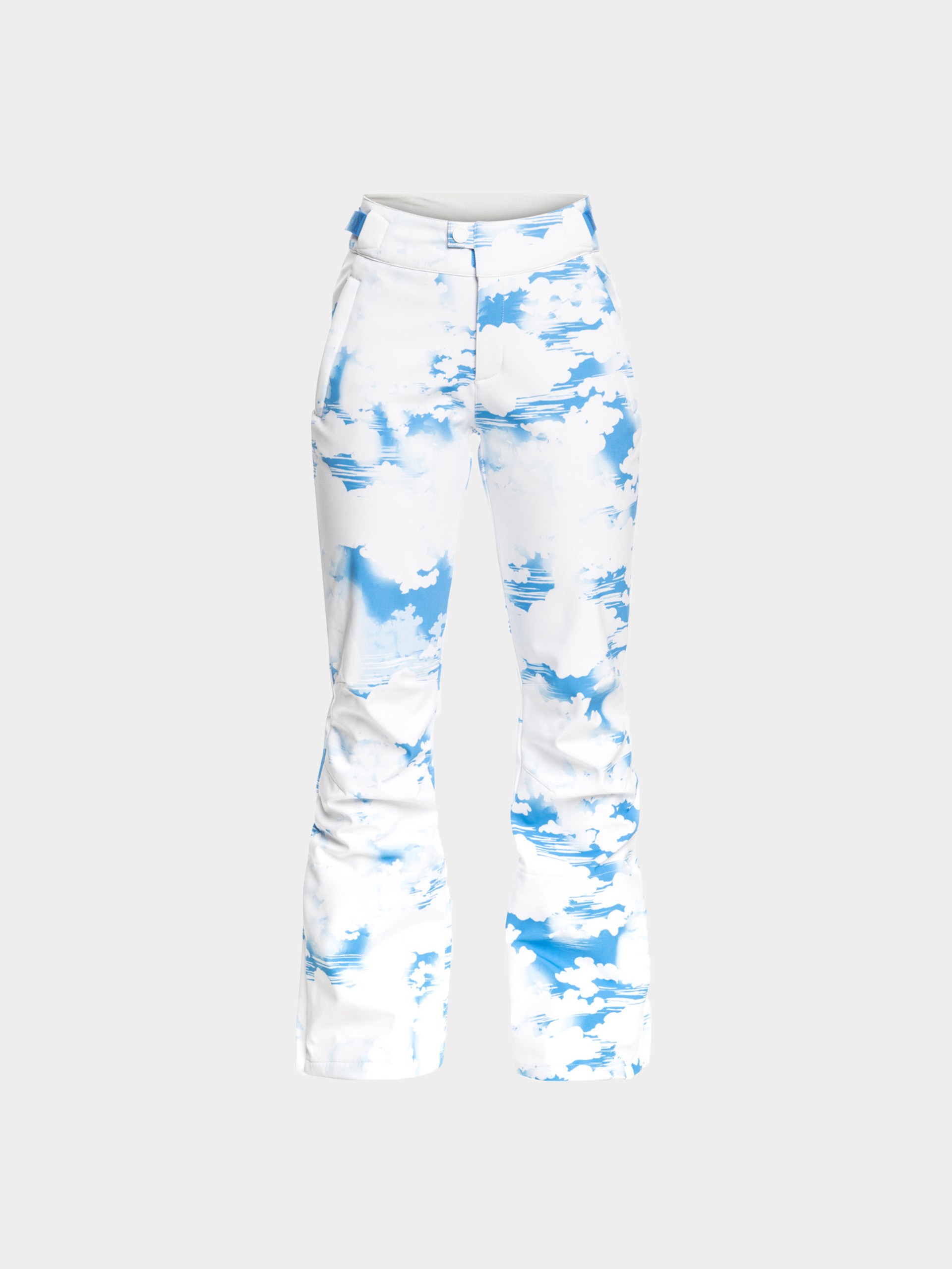 Damskie Spodnie snowboardowe Roxy Chloe Kim (azure blue clouds)