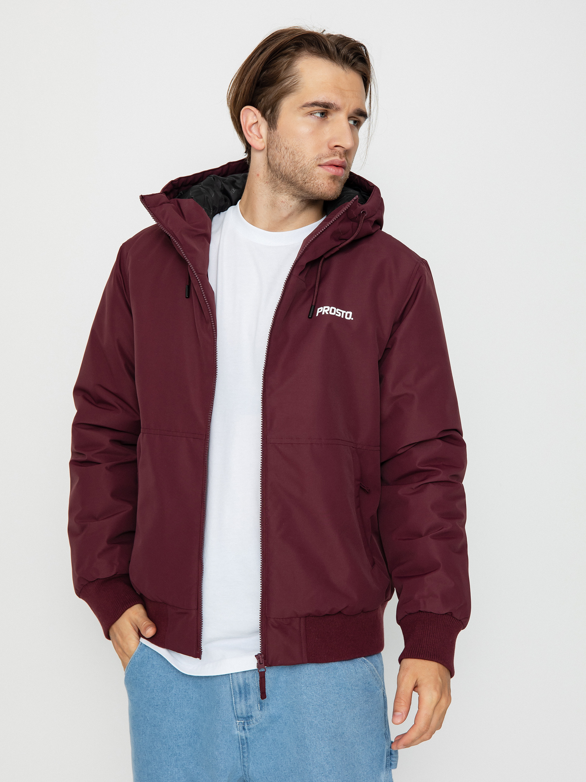 Kurtka Prosto Gegito Bomber (burgundy)