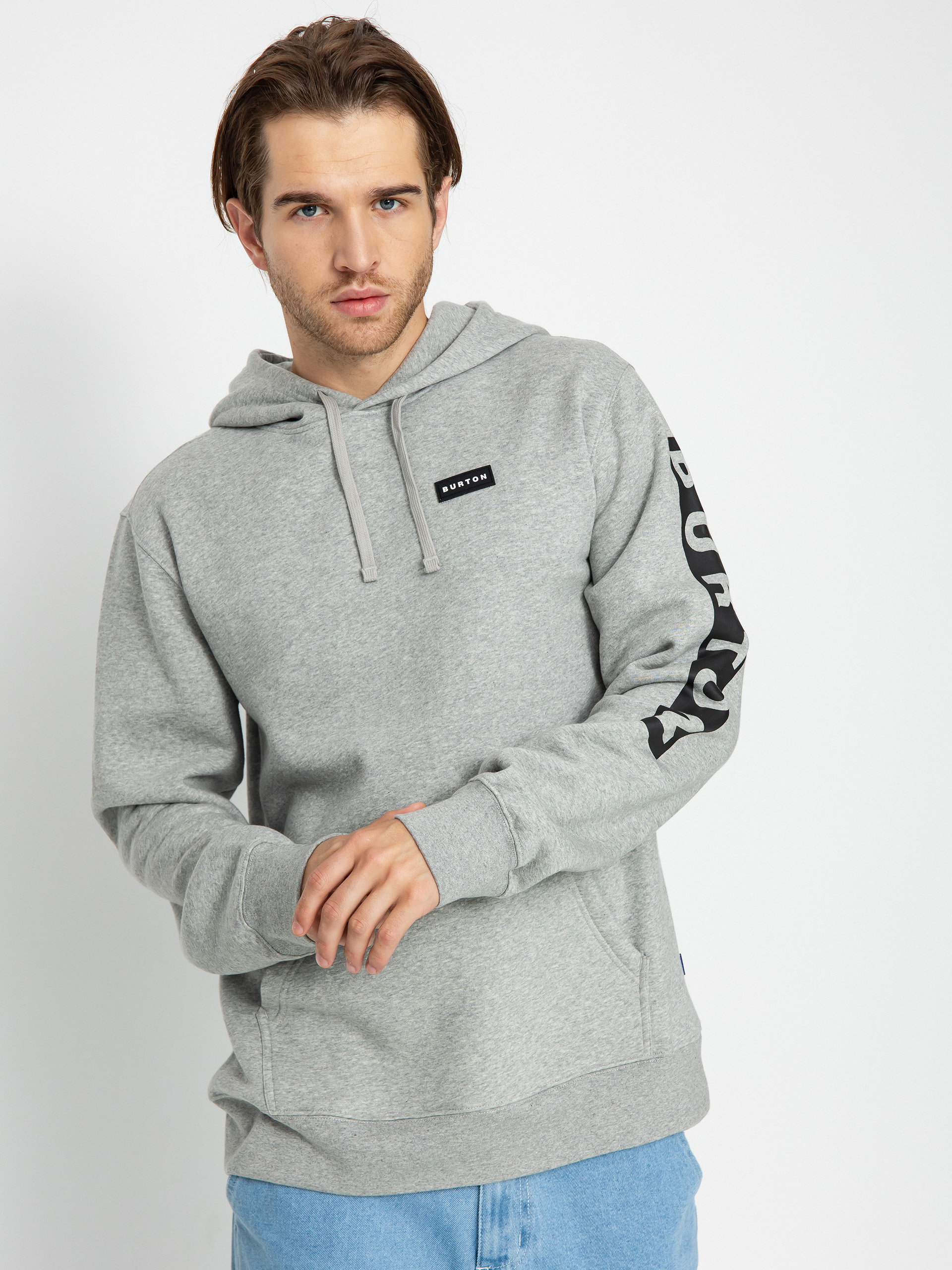 Суитшърт с качулка Burton Vault HD (gray heather)