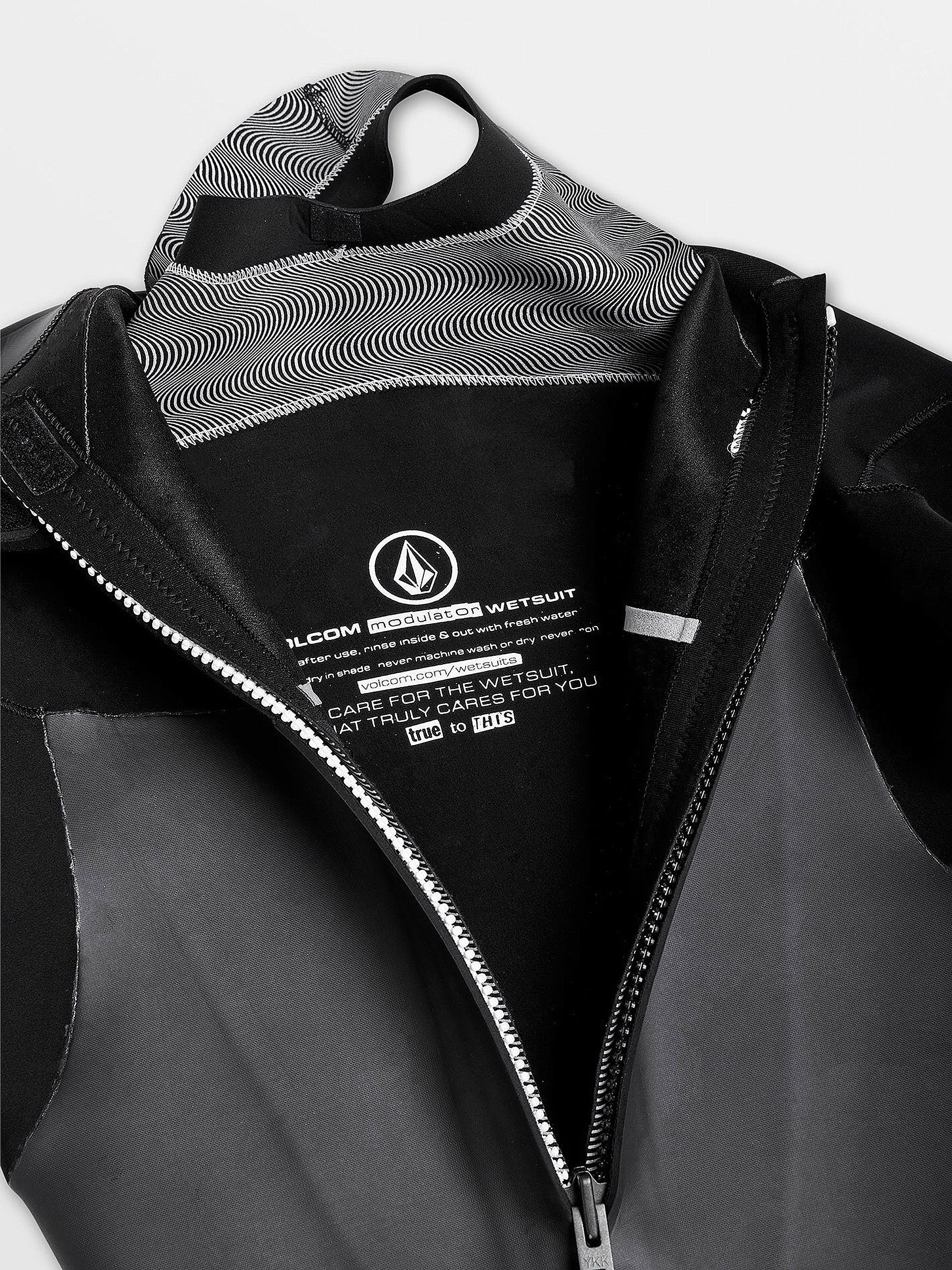 Pianka Volcom Modulator 3/2Mm Long Sleeve Back Zip Fullsuit (black)