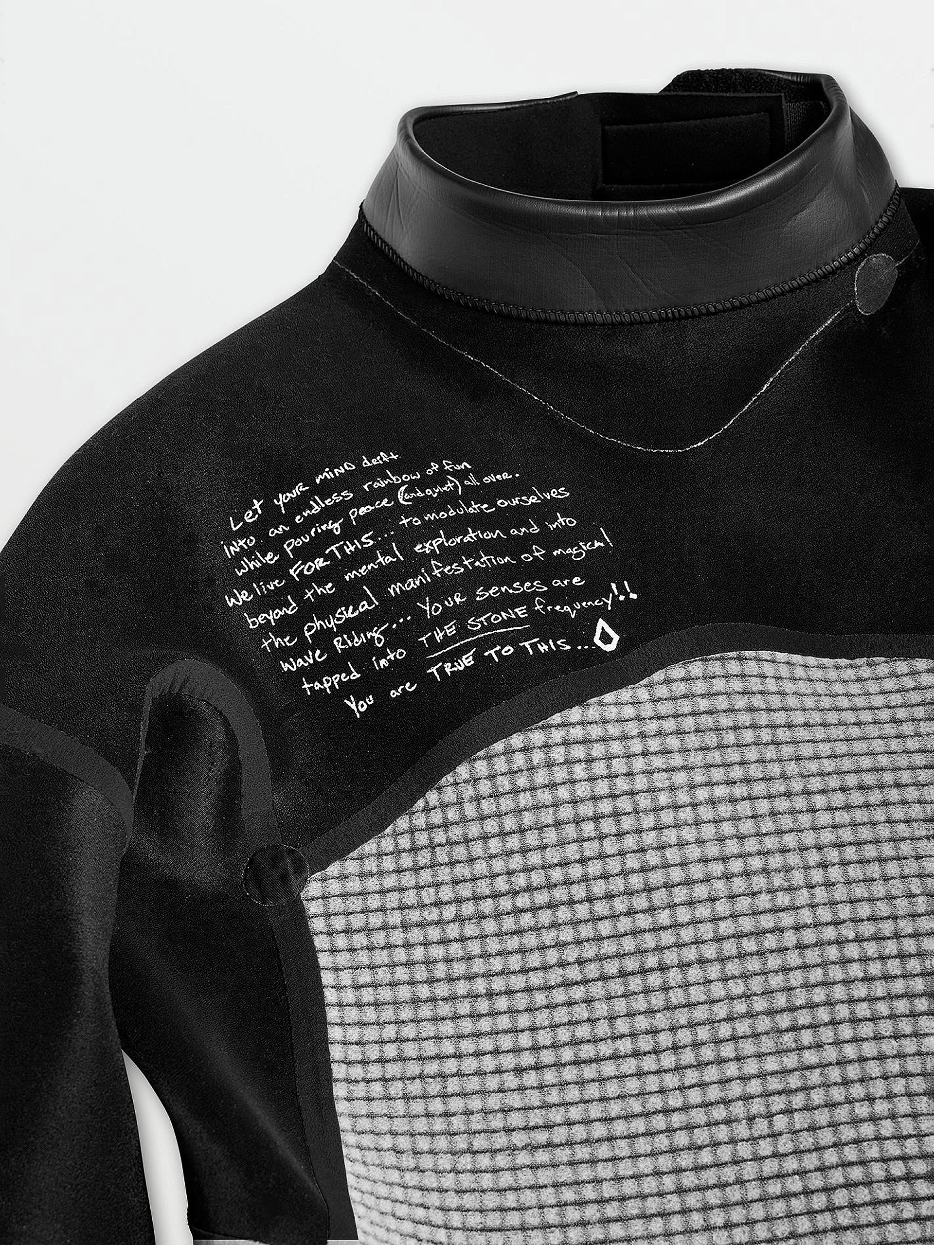 Pianka Volcom Modulator 3/2Mm Long Sleeve Back Zip Fullsuit (black)