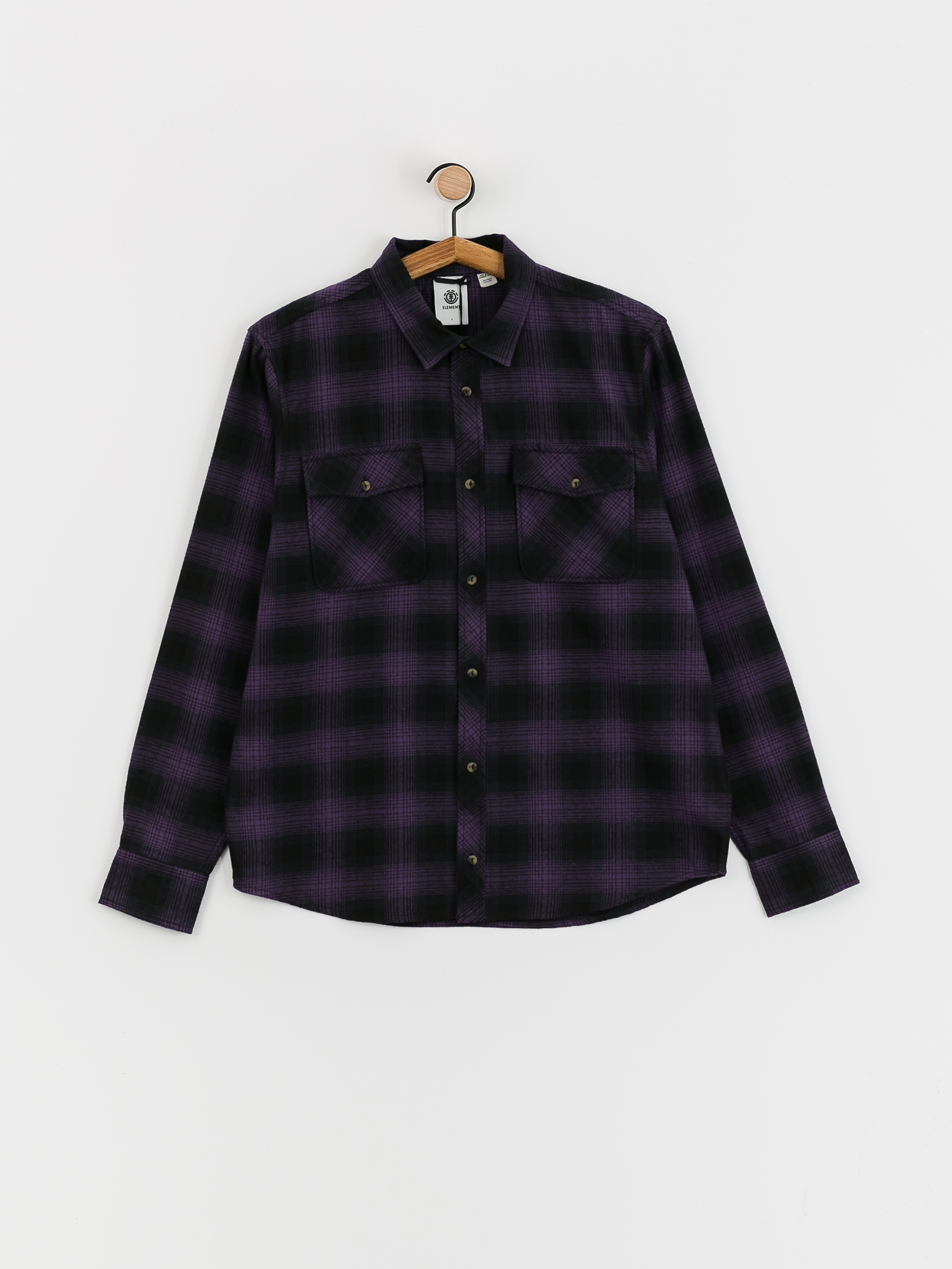 Koszula Element Tacoma Classic (gradient plaid grape)