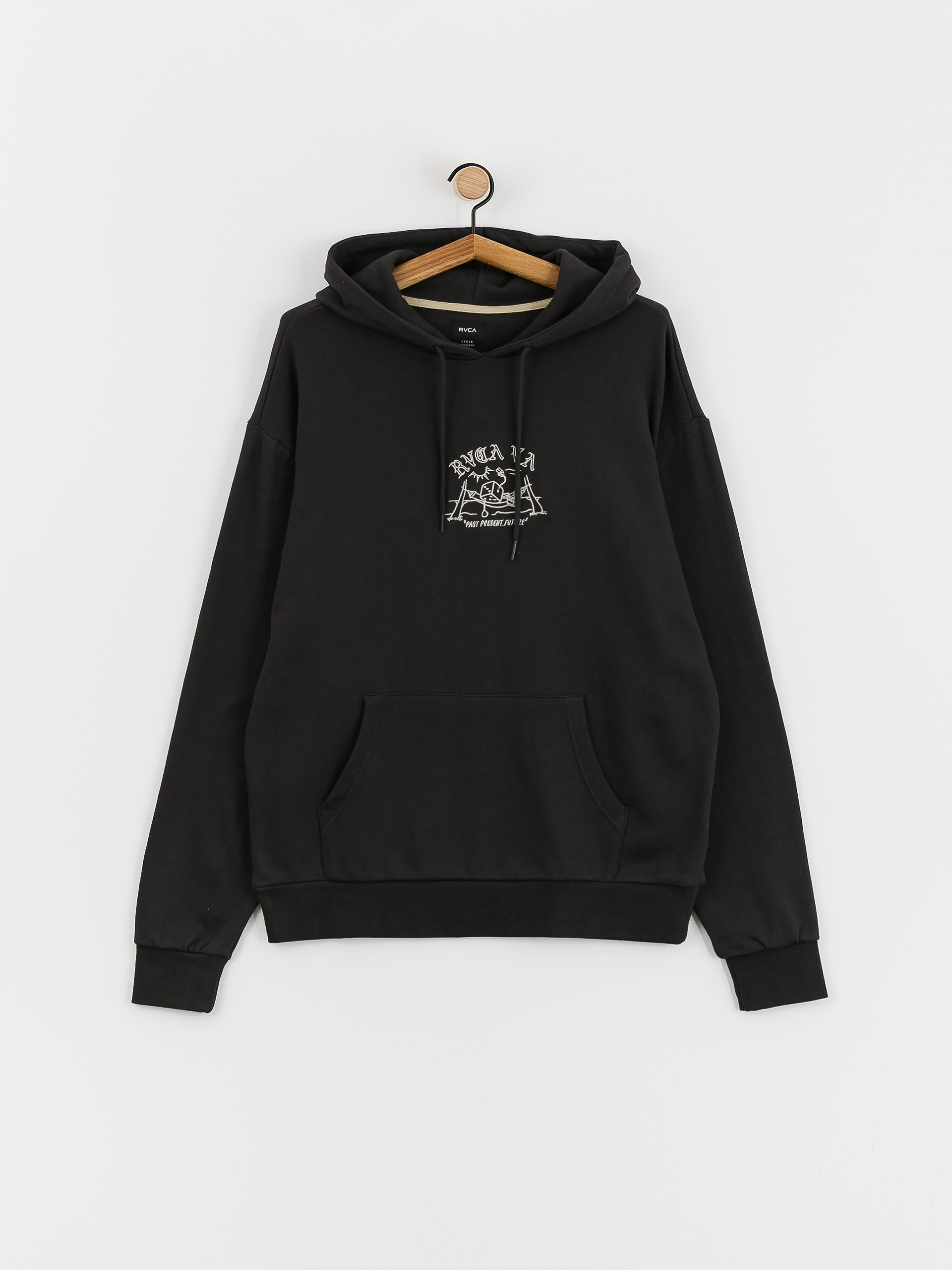 Bluza z kapturem RVCA Pair HD (washed black)