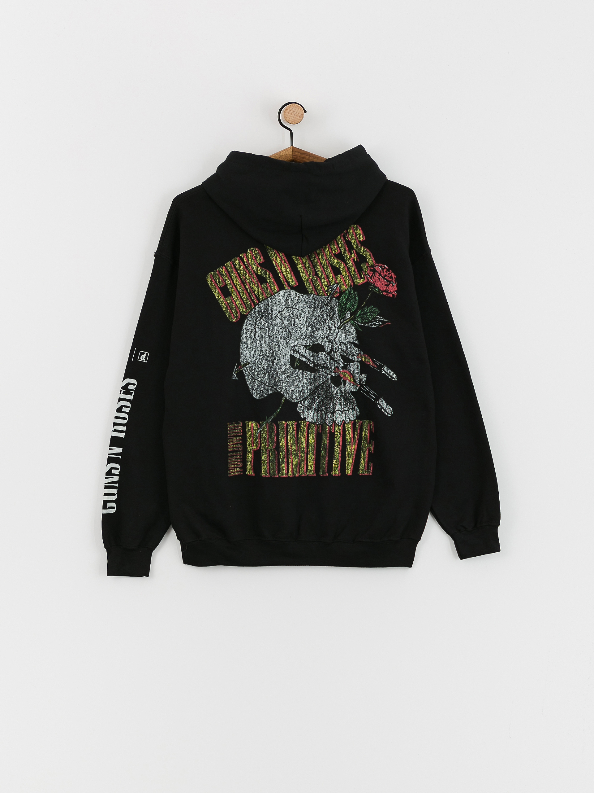 Bluza z kapturem Primitive X Guns N' Roses Nightrain HD (black)