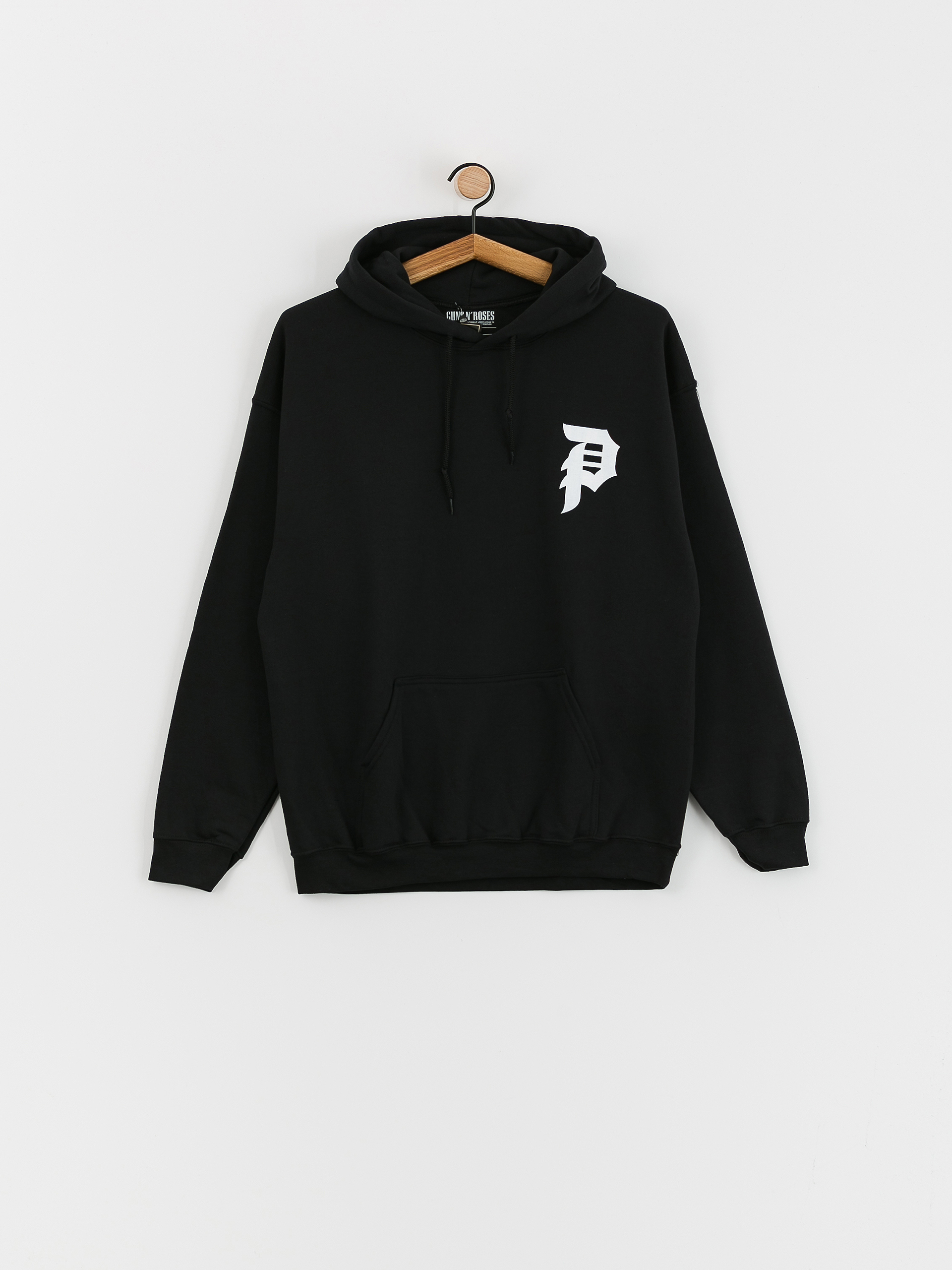 Bluza z kapturem Primitive X Guns N' Roses Cross HD (black)