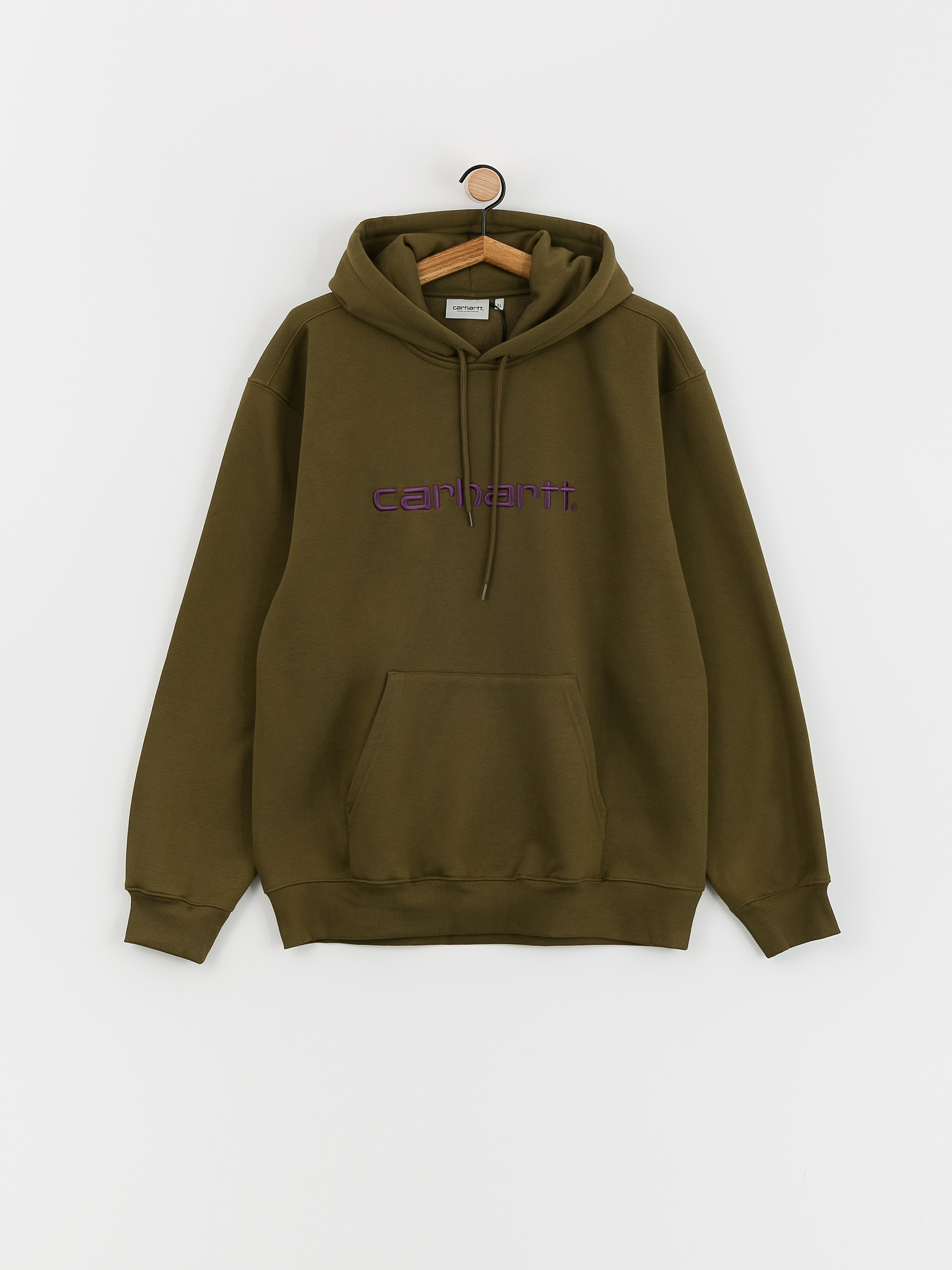 Bluza z kapturem Carhartt WIP Carhartt HD (highland/cassis)