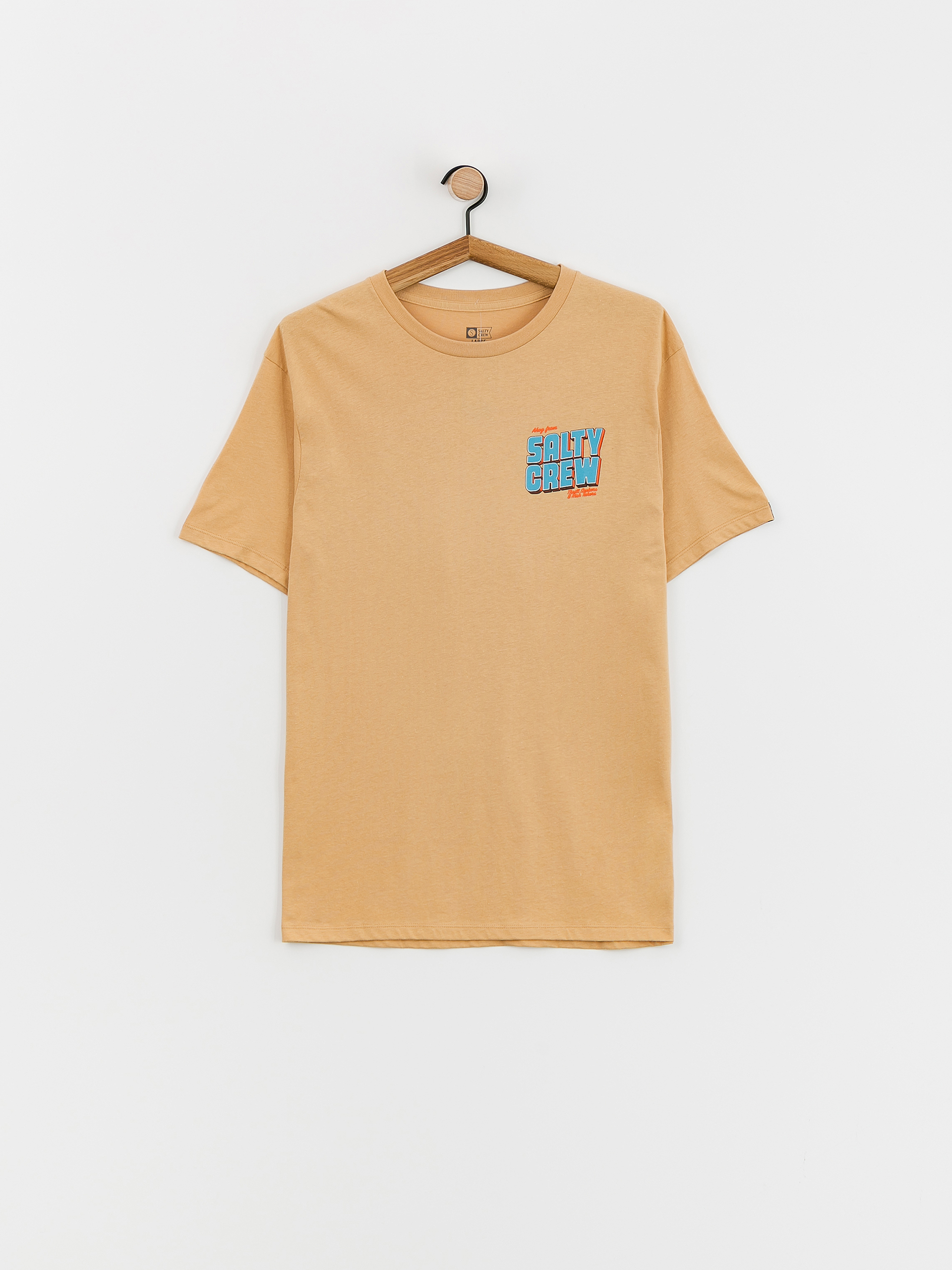 T-shirt Salty Crew Greetings Premium (camel)