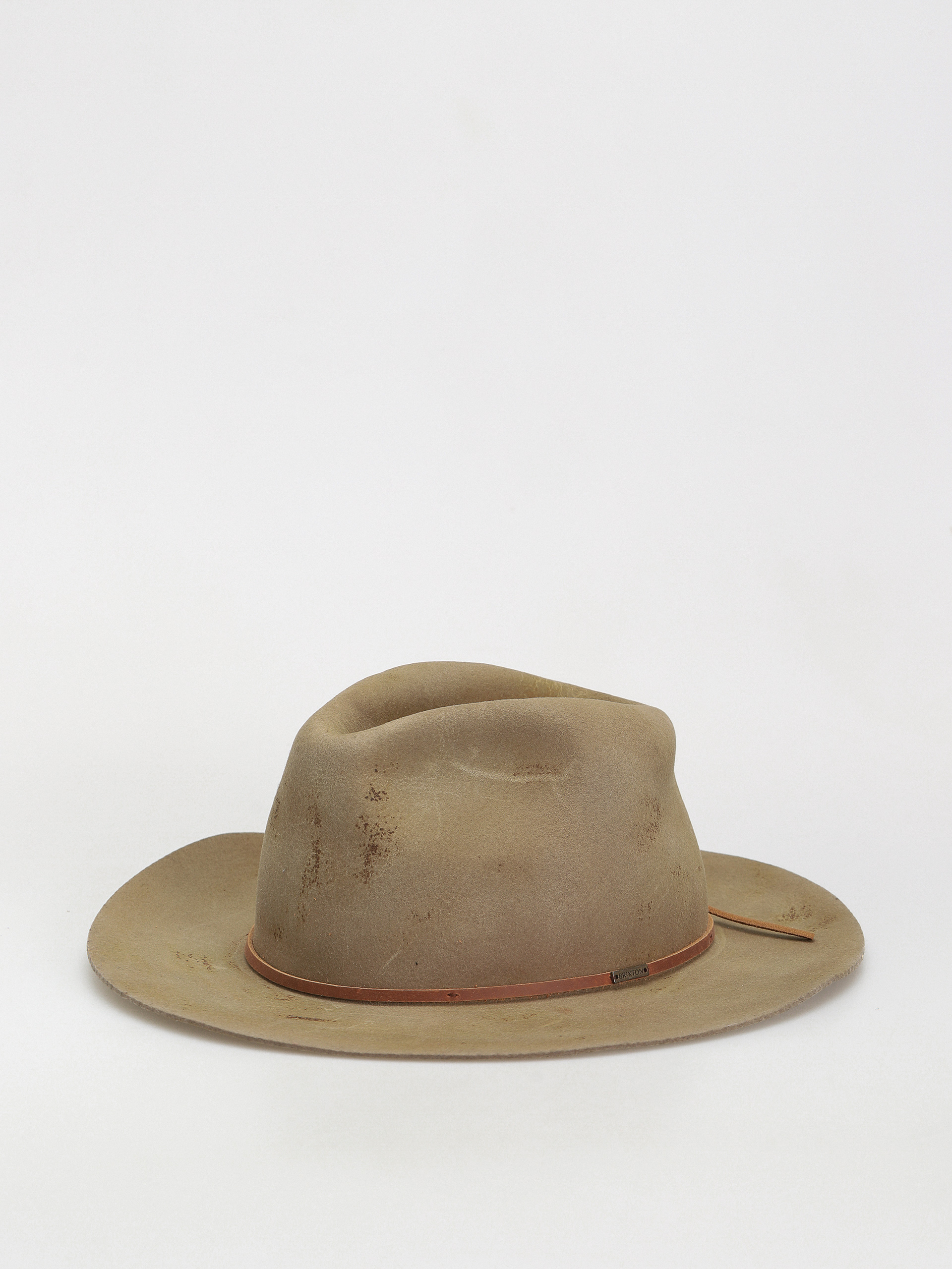 Kapelusz Brixton Wesley Distressed Fedora (khaki)