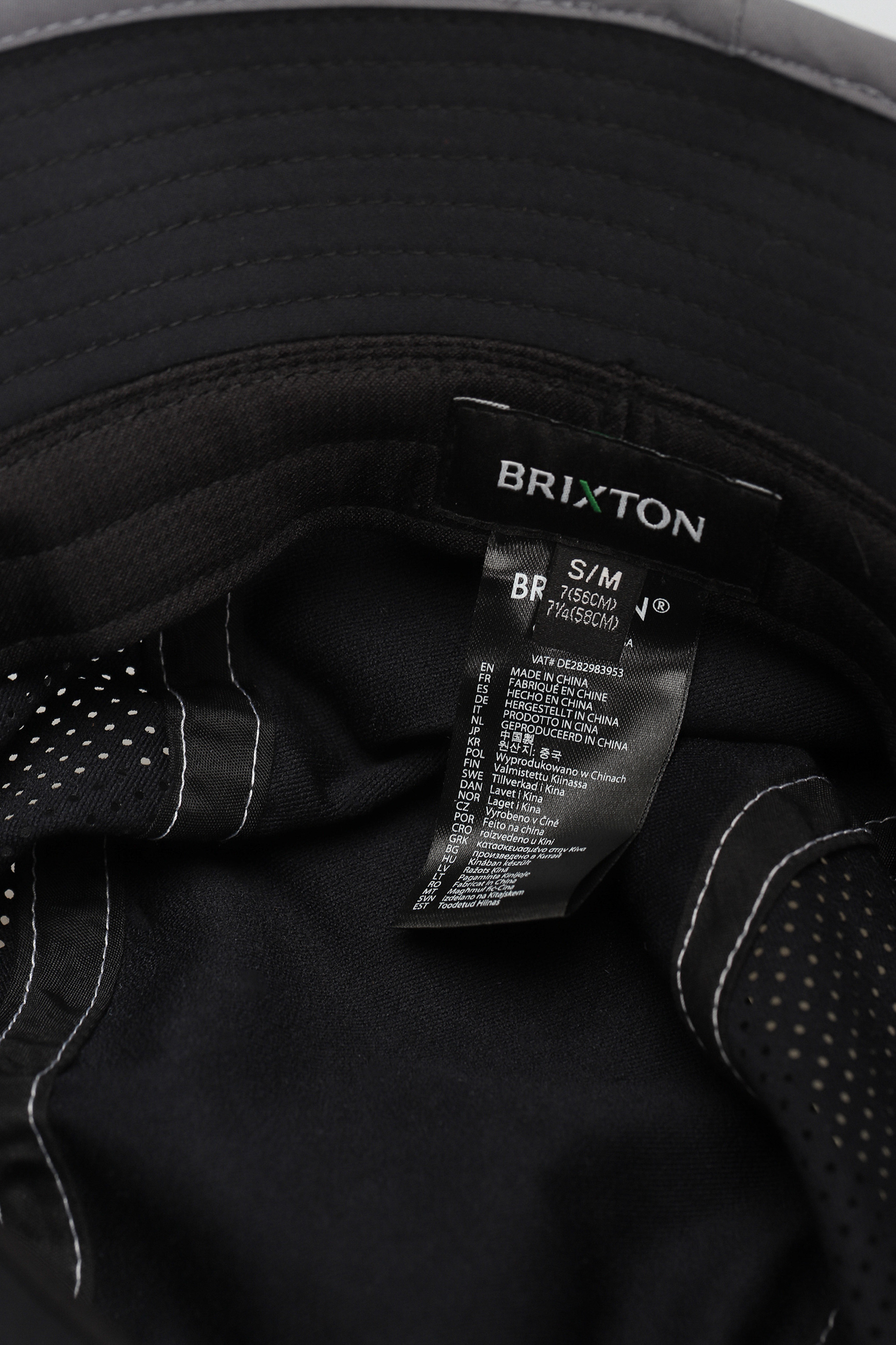 Czapka z daszkiem Brixton Links X Packable Bucket Hat (black)