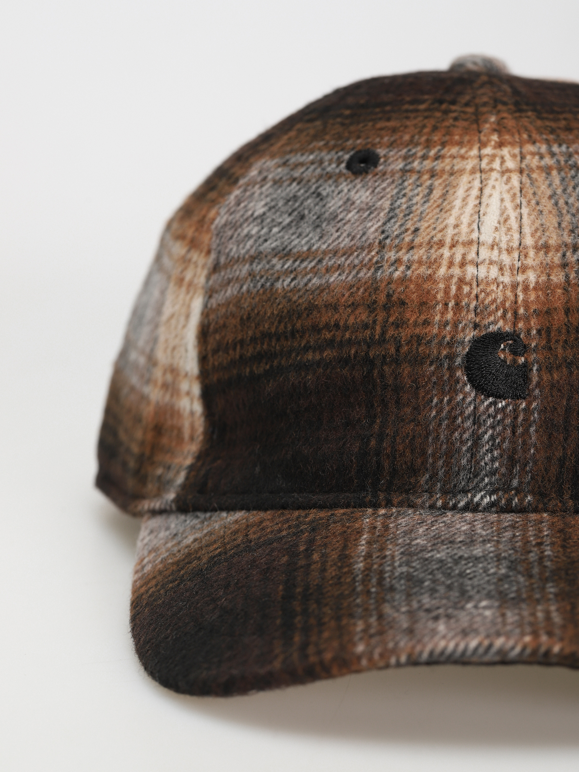 Czapka z daszkiem Carhartt WIP Moreau (moreau check deep h brown/black)