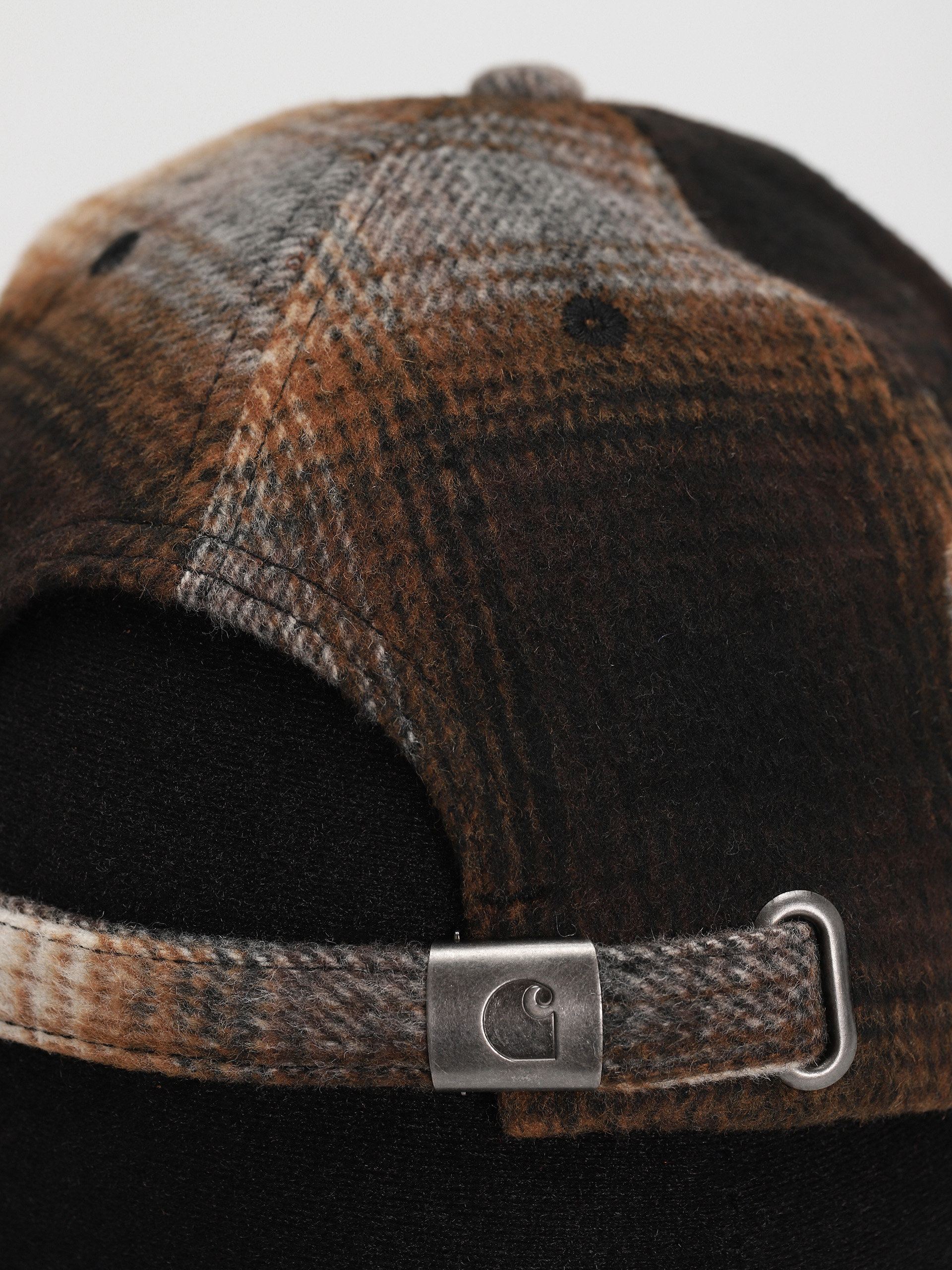 Czapka z daszkiem Carhartt WIP Moreau (moreau check deep h brown/black)