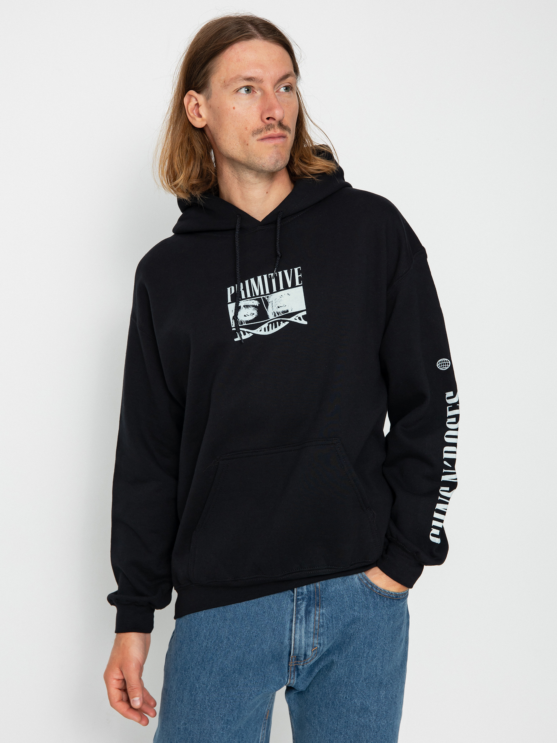 Bluza z kapturem Primitive X Guns N' Roses Nightrain HD (black)