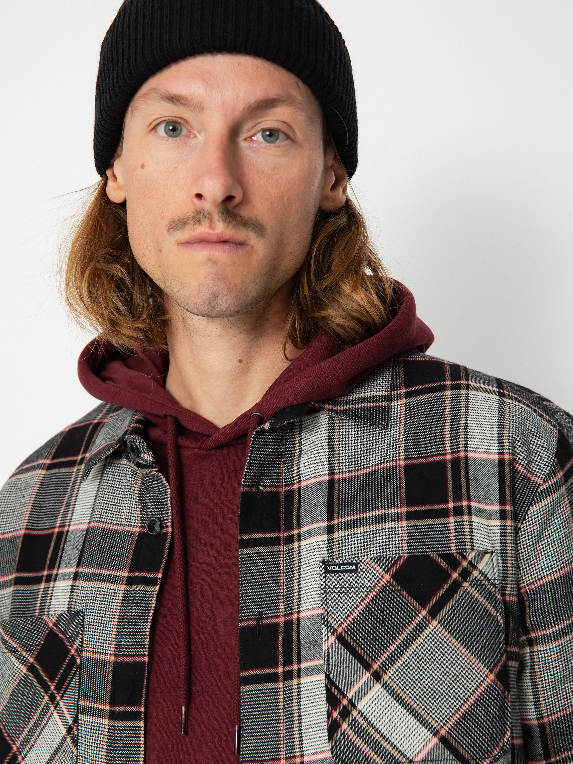 Koszula Volcom Brickstone Lined Flannel Ls (dirty white)