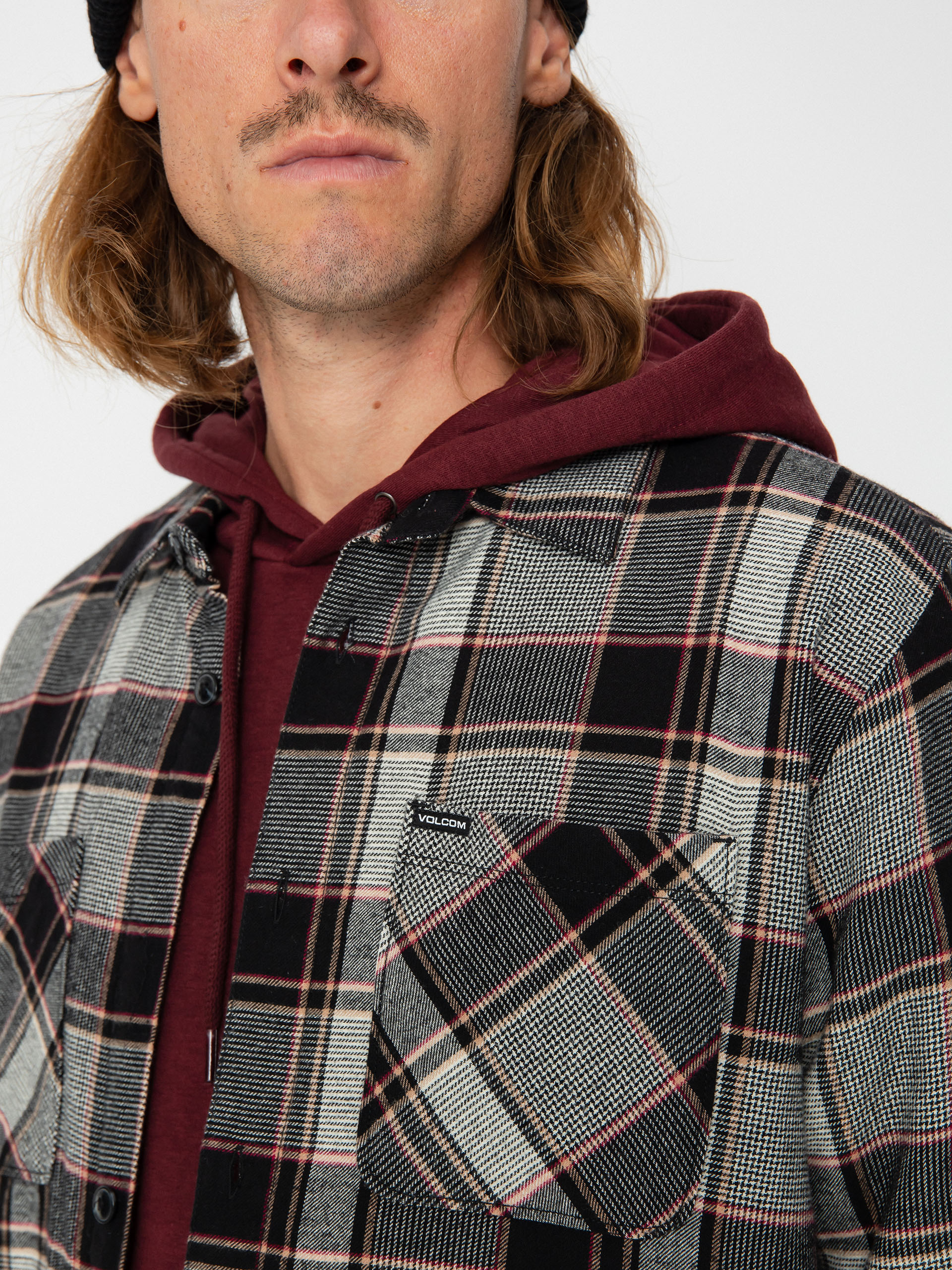 Koszula Volcom Brickstone Lined Flannel Ls (dirty white)