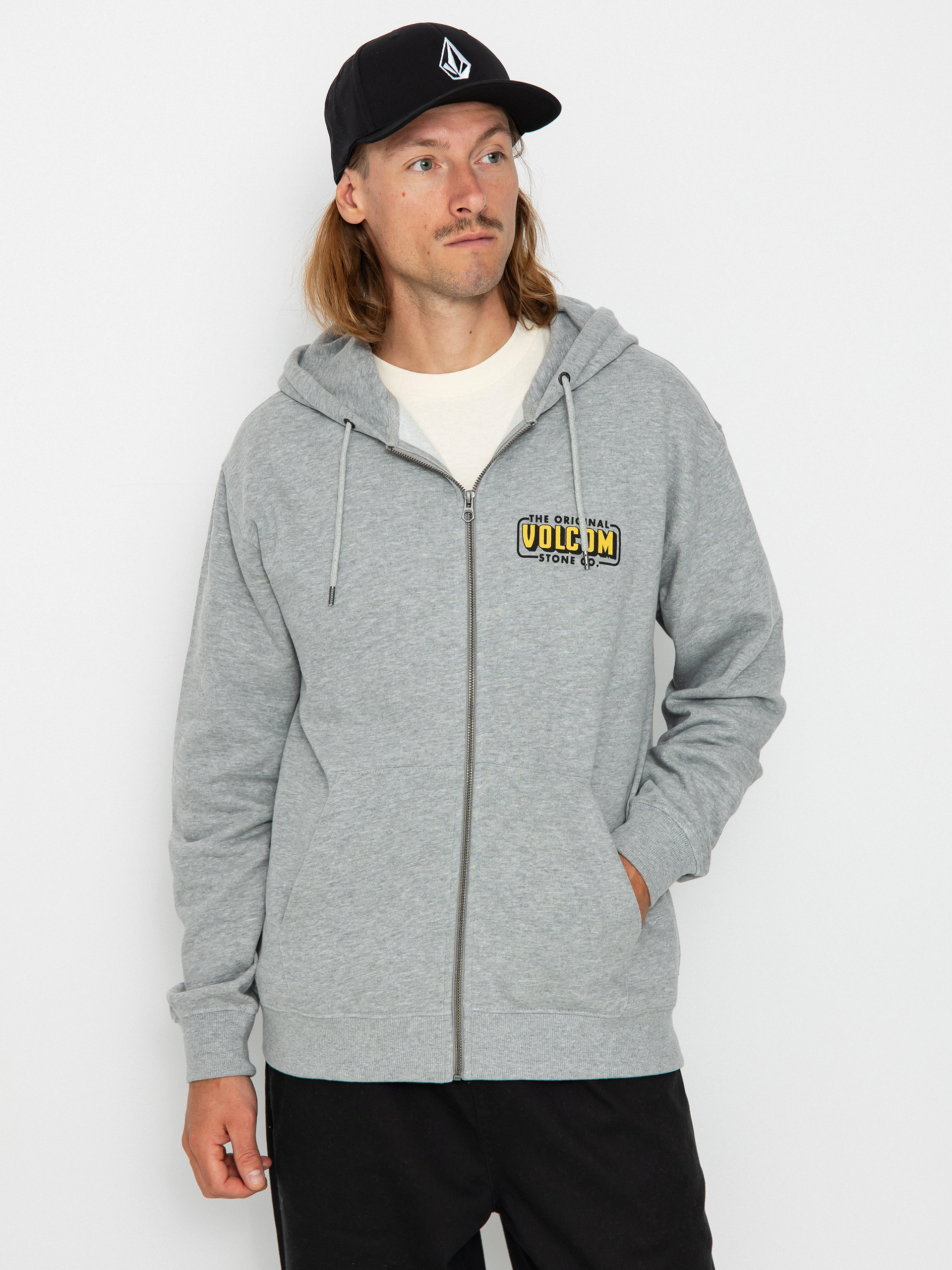 Bluza z kapturem Volcom Watanite ZHD (heather grey)