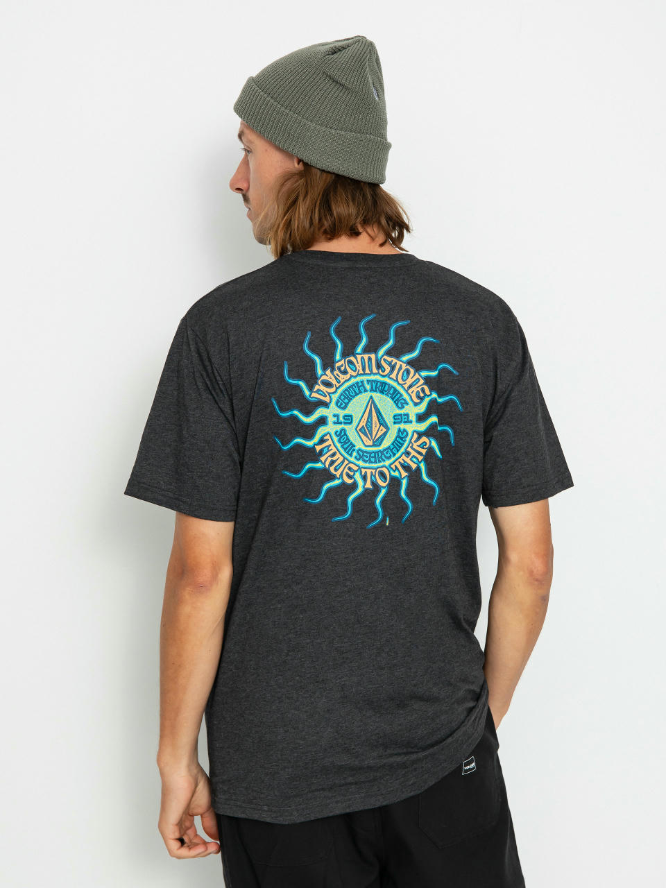 T-shirt Volcom Fried Hth (heather black)