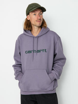 Bluza z kapturem Carhartt WIP Carhartt HD (glassy purple/discovery green)
