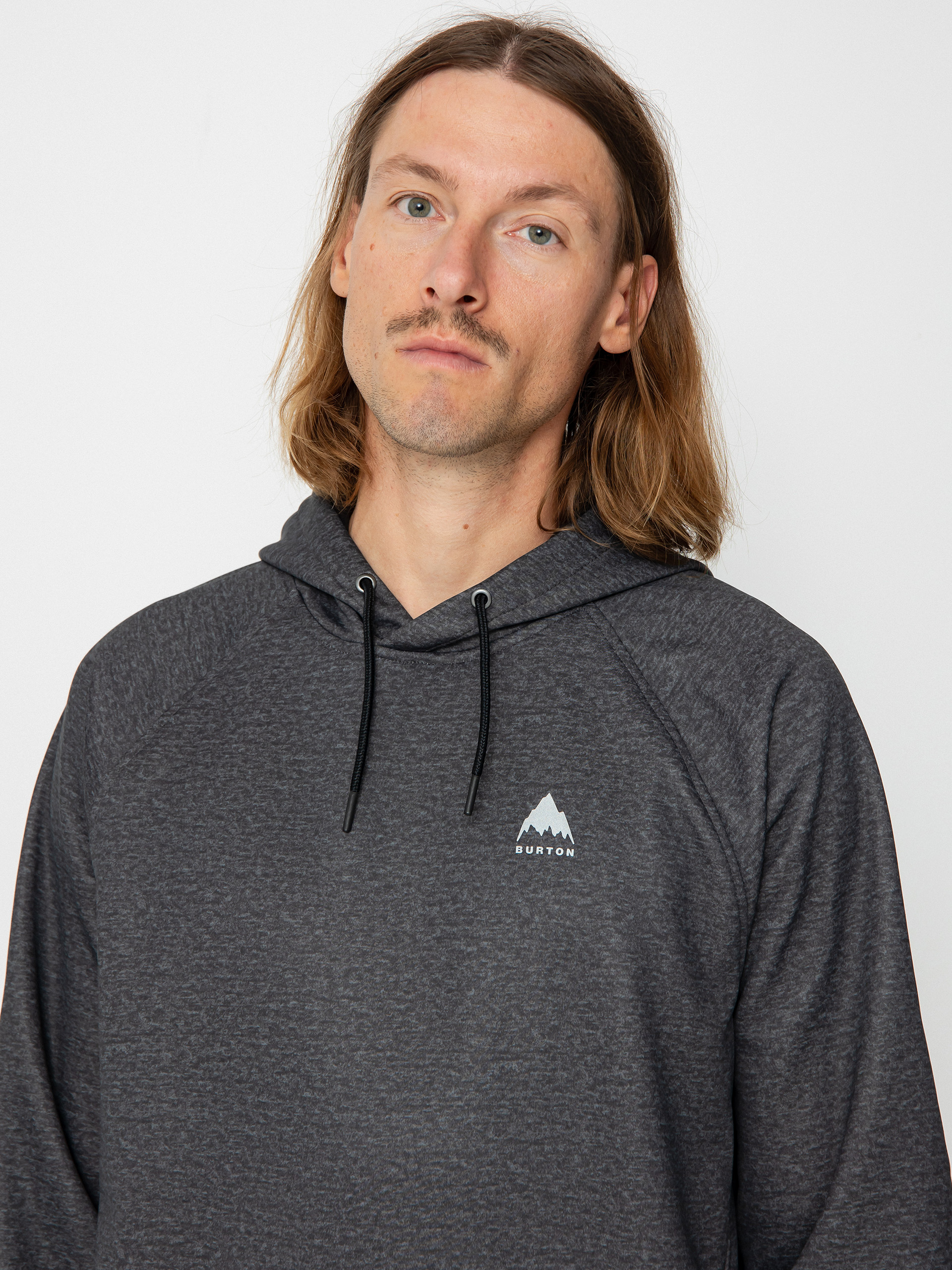 Bluza z kapturem Burton Crown Weatherproof HD (true black heather)