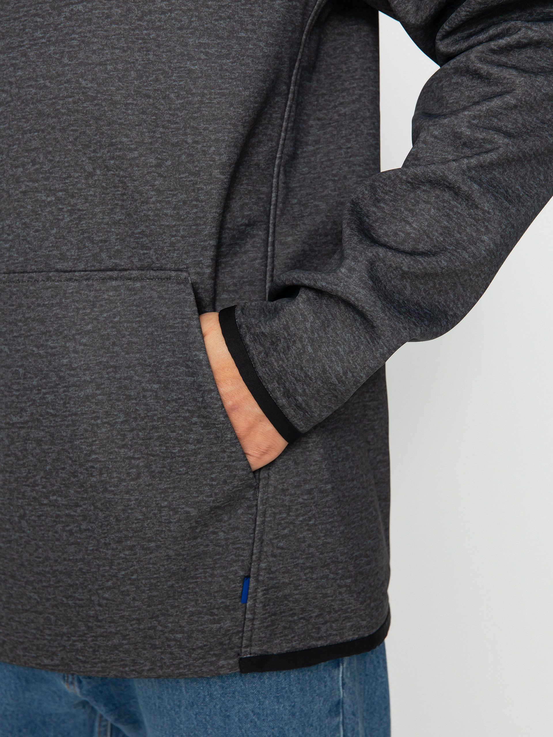 Bluza z kapturem Burton Crown Weatherproof HD (true black heather)