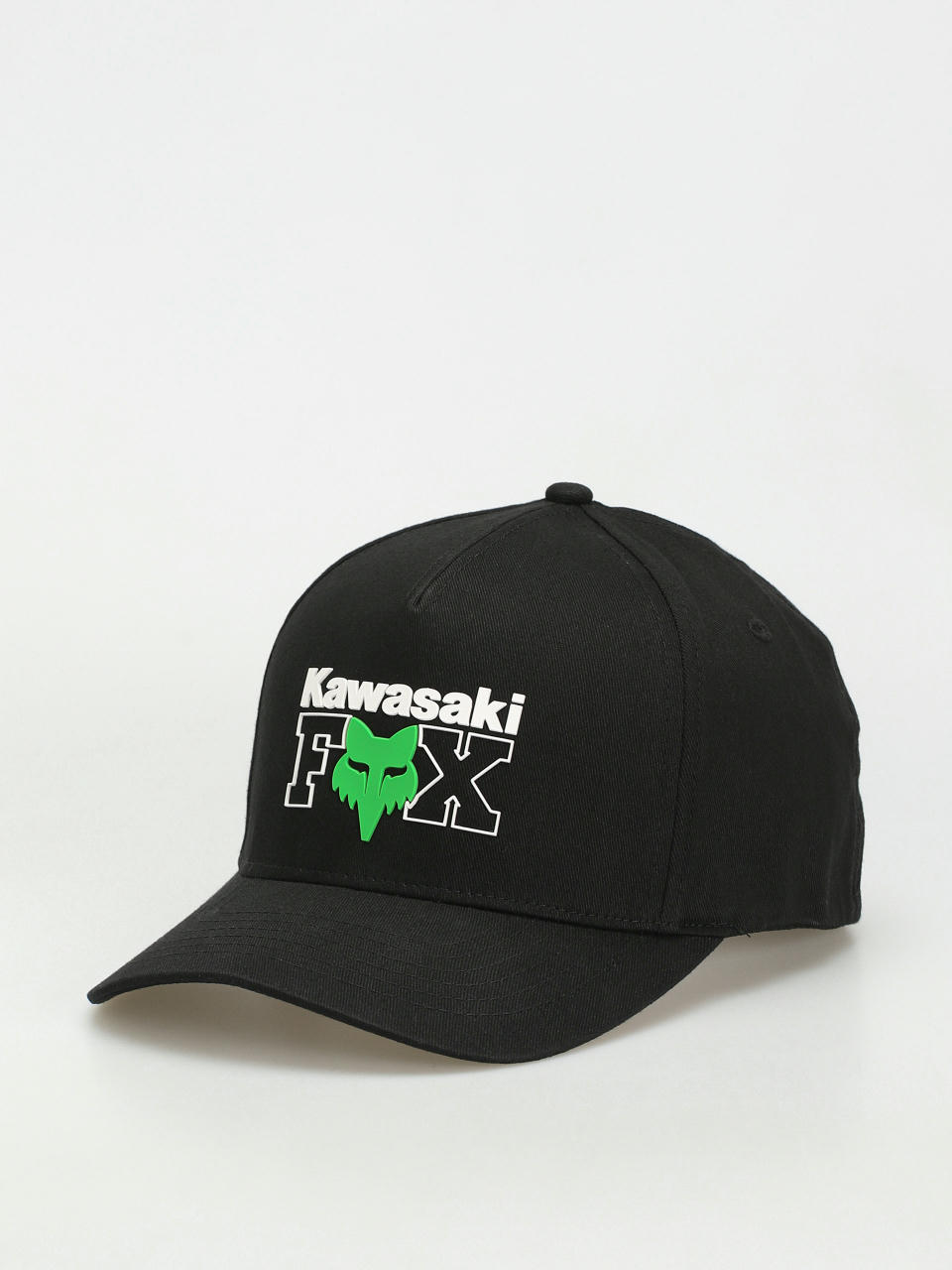 Czapka z daszkiem Fox Fox X Kawi Flexfit (black)