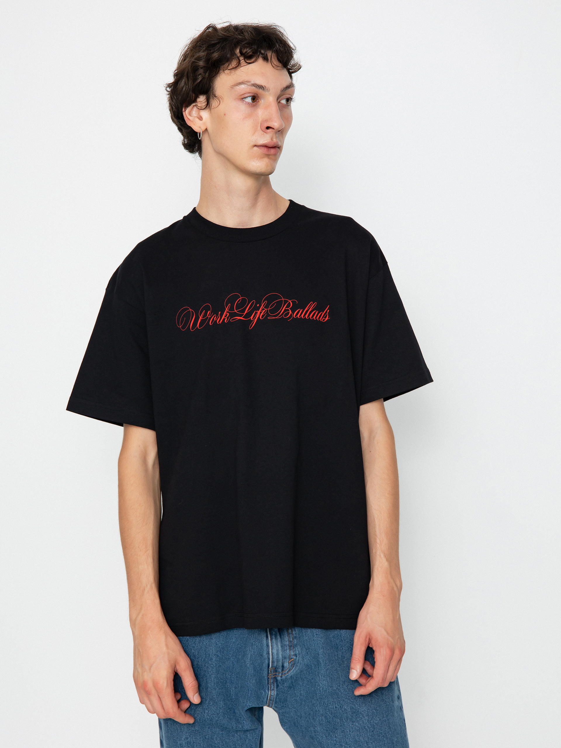 T-shirt Carhartt WIP Work Life Ballads (black/red)