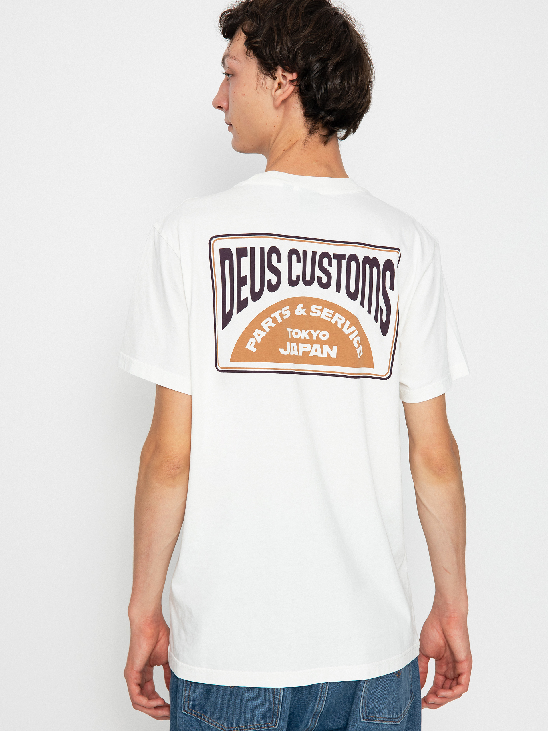 T-shirt Deus Ex Machina Depot (vintage white)