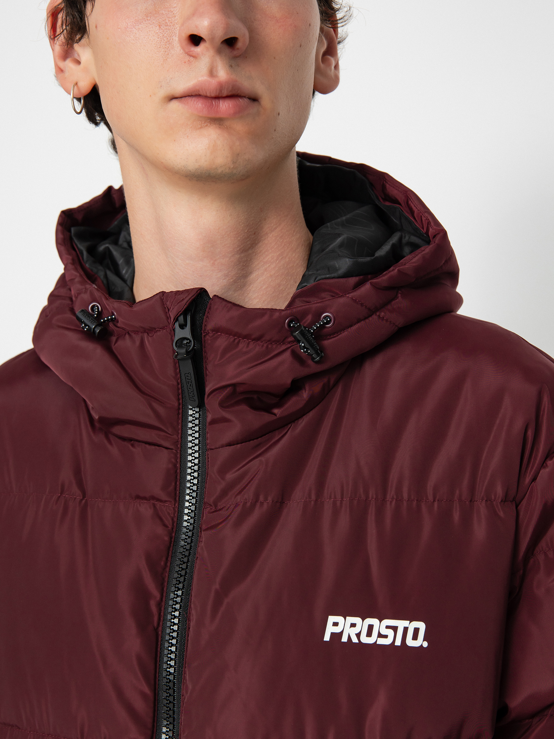 Kurtka Prosto Winter Adament (burgundy)
