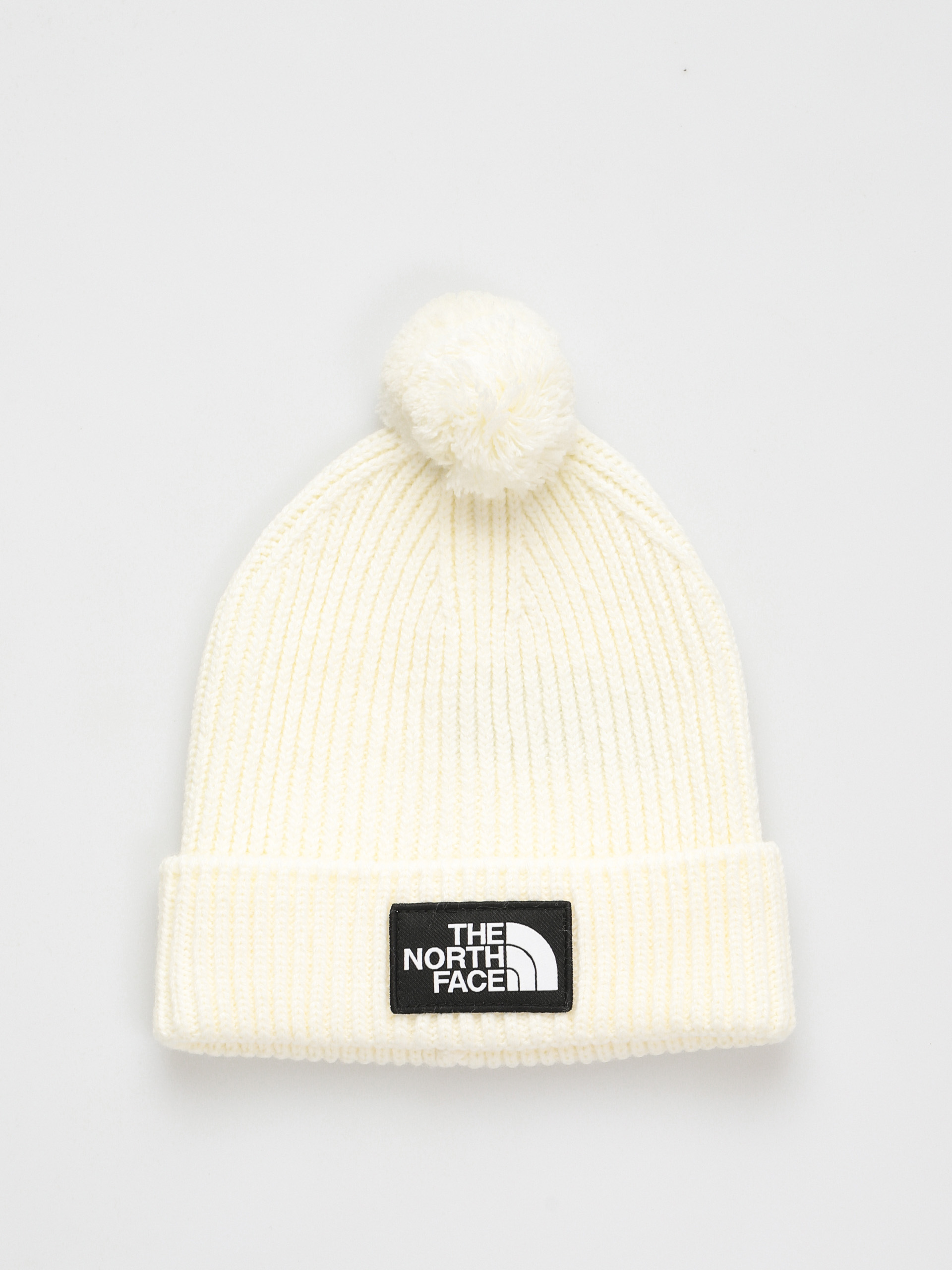 Czapka zimowa The North Face Tnf Logo Box Pom (gardenia white)