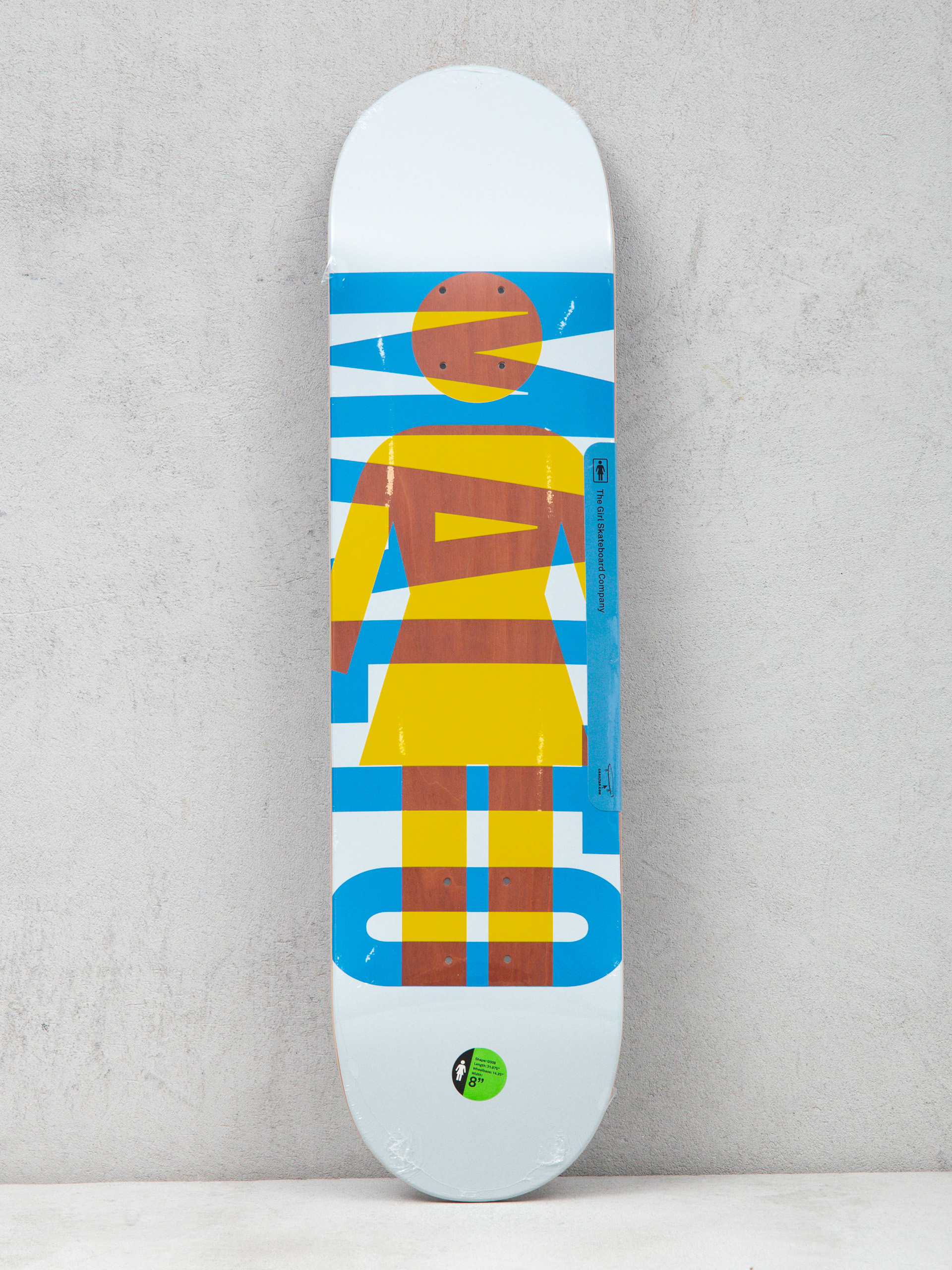 Deck Girl Skateboard Malto Og Knockout (white)